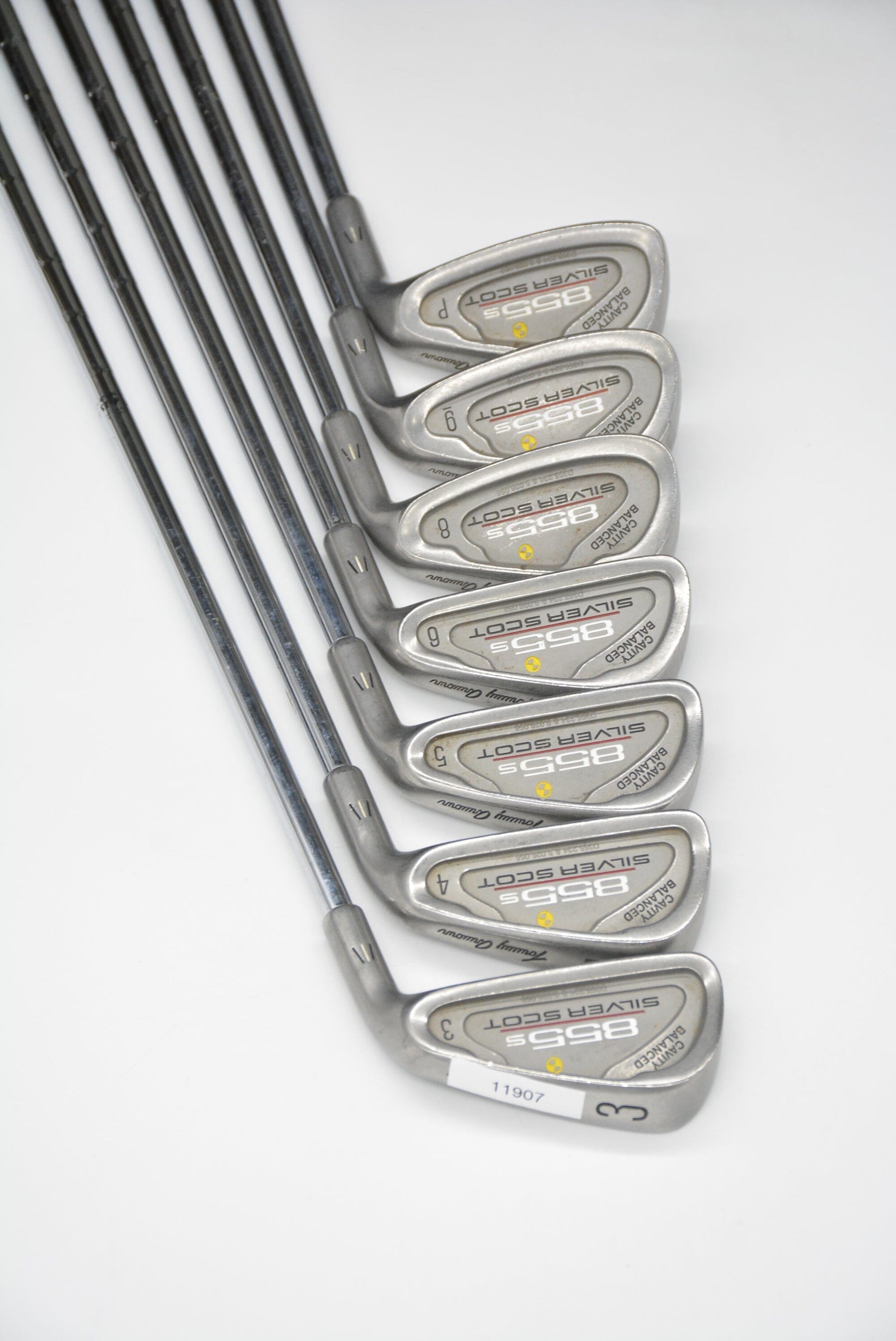Tommy Armour 855S Silver Scot 3-6, 8-PW Iron Set S Flex +0.25" Golf Clubs GolfRoots 