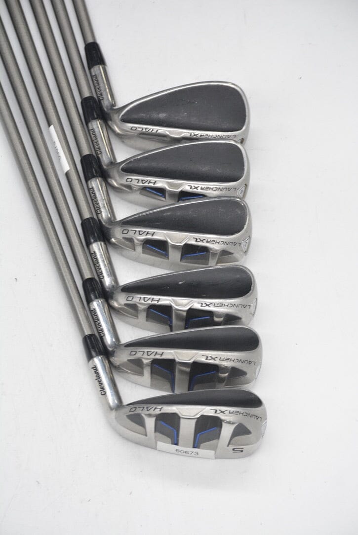 Cleveland Launcher XL Halo 5-PW Iron Set SR Flex -0.5" Golf Clubs GolfRoots 