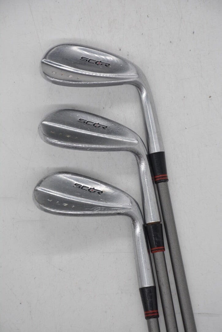 Scor 4161 47, 52, 57 Degree Wedge Set SR Flex Golf Clubs GolfRoots 