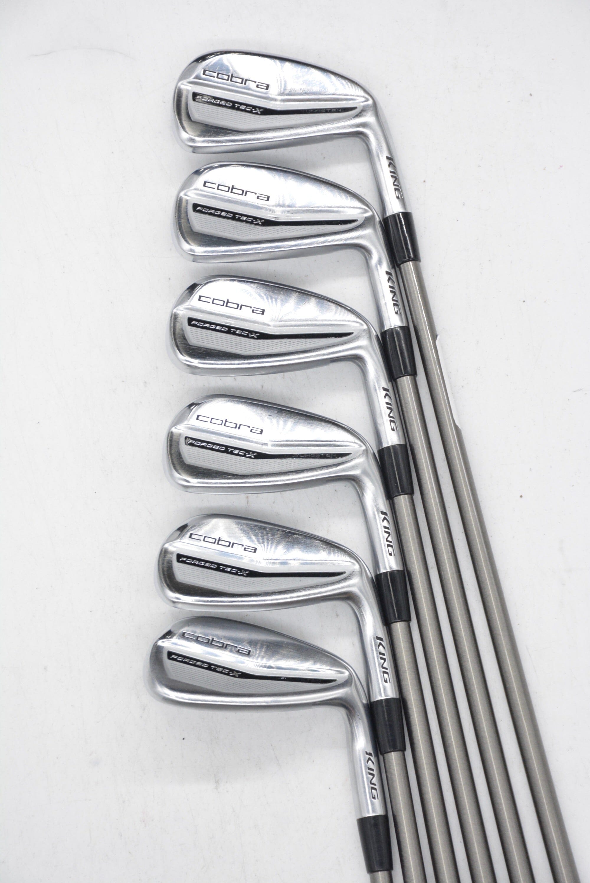 Cobra King Forged Tec X 2022 6-GW Iron Set R Flex -0.25" Golf Clubs GolfRoots 