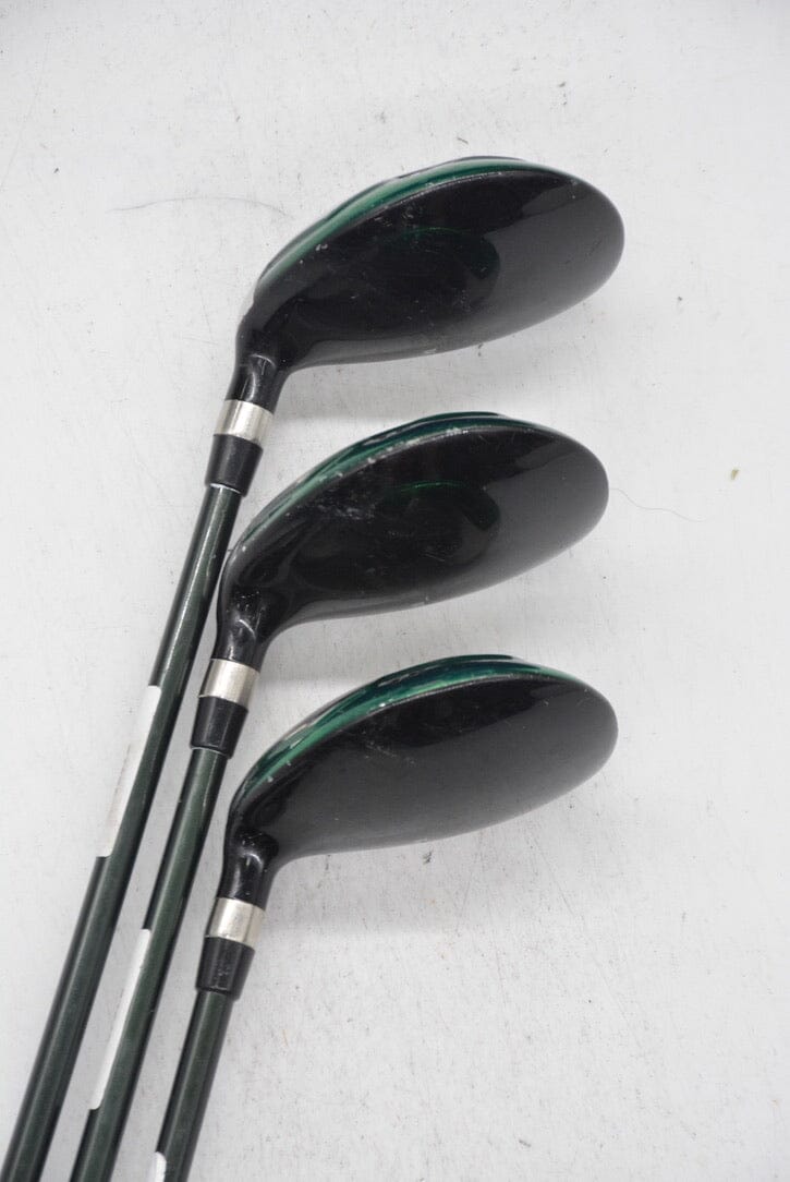 Lefty Warrior 3H, 4H, 5H Hybrid Set R Flex Golf Clubs GolfRoots 