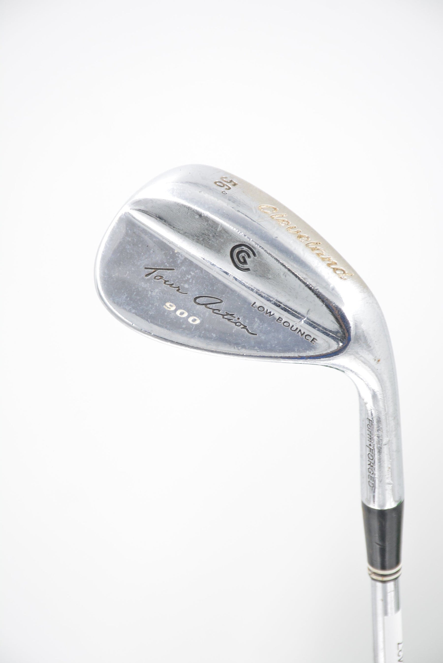 Cleveland 900 Formforged Chrome Low Bounce 56 Degree Wedge Wedge Flex Golf Clubs GolfRoots 
