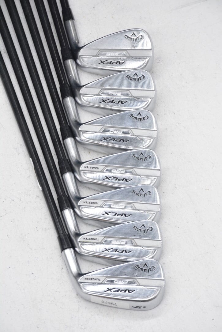 Callaway Apex Pro 21 4-PW Iron Set R Flex +0.75" Golf Clubs GolfRoots 