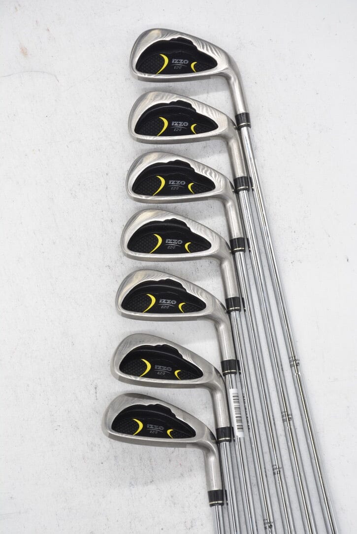 Izzo EZ-2 4-PW Iron Set R Flex +0.25" Golf Clubs GolfRoots 