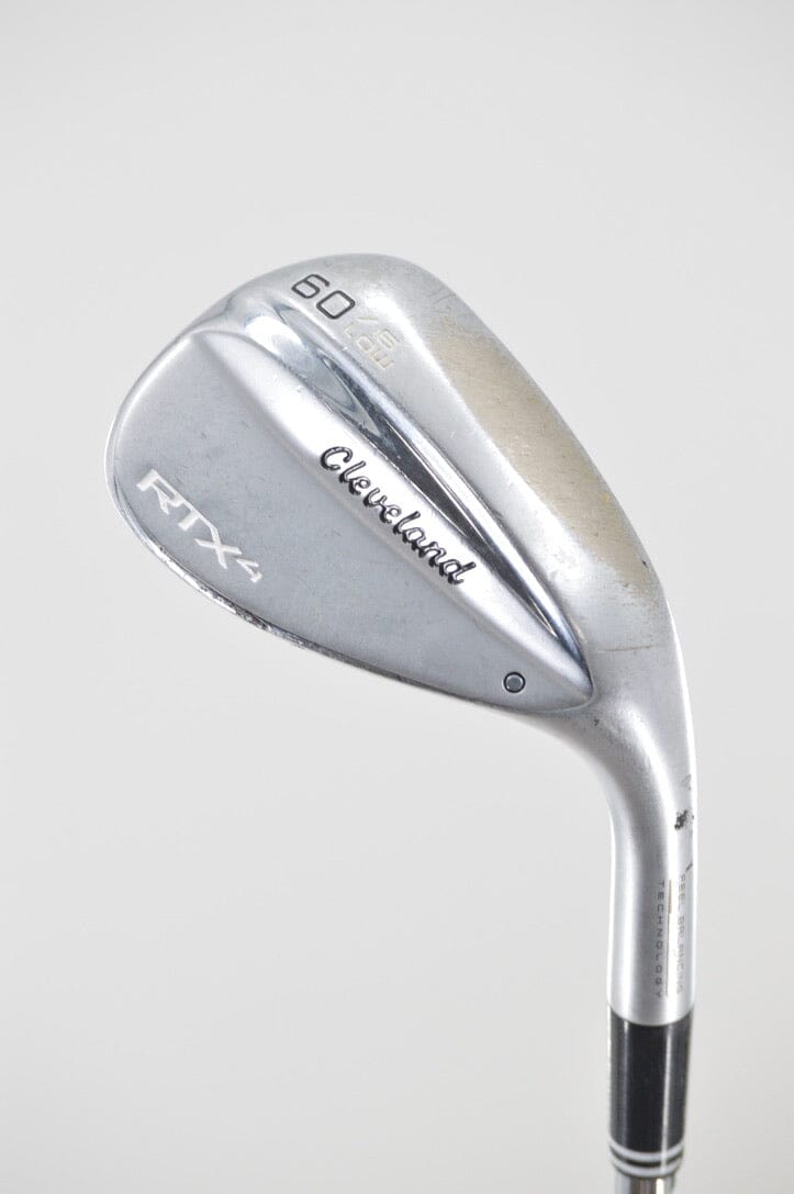 Cleveland Rtx-4 Low Grind Tour Satin 60 Degree Wedge S Flex 34.5" Golf Clubs GolfRoots 