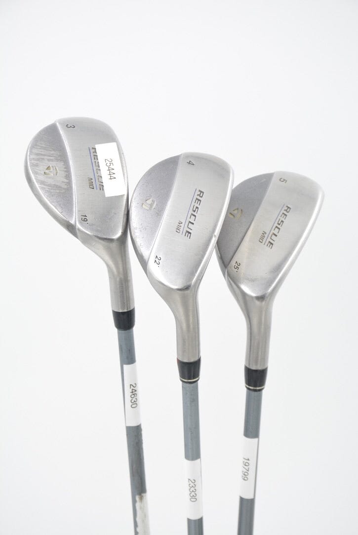 Women's TaylorMade Rescue Mid 3H, 4H, 5H Hybrid Set W Flex Golf Clubs GolfRoots 