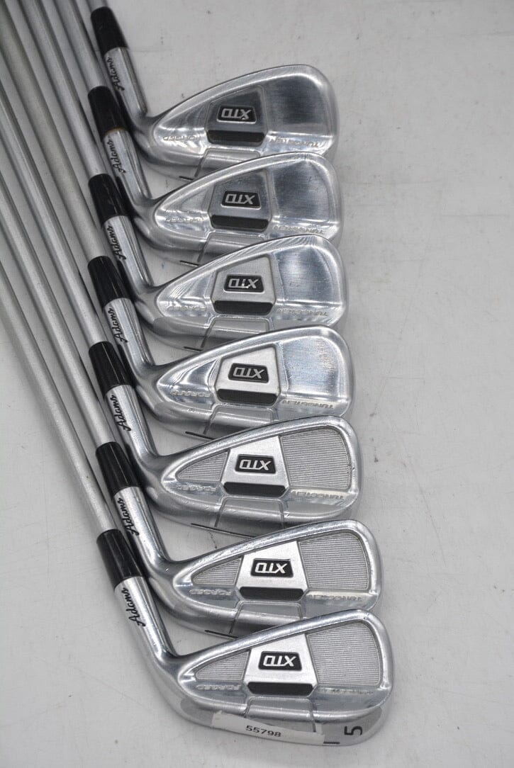 Adams XTD Forged 5-GW Iron Set R Flex +0.25" Golf Clubs GolfRoots 