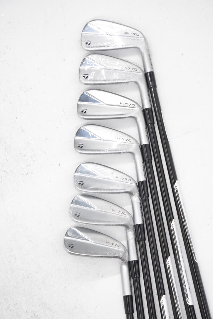 NEW TaylorMade P770 2023 4-PW Iron Set TX Flex -0.5" Golf Clubs GolfRoots 