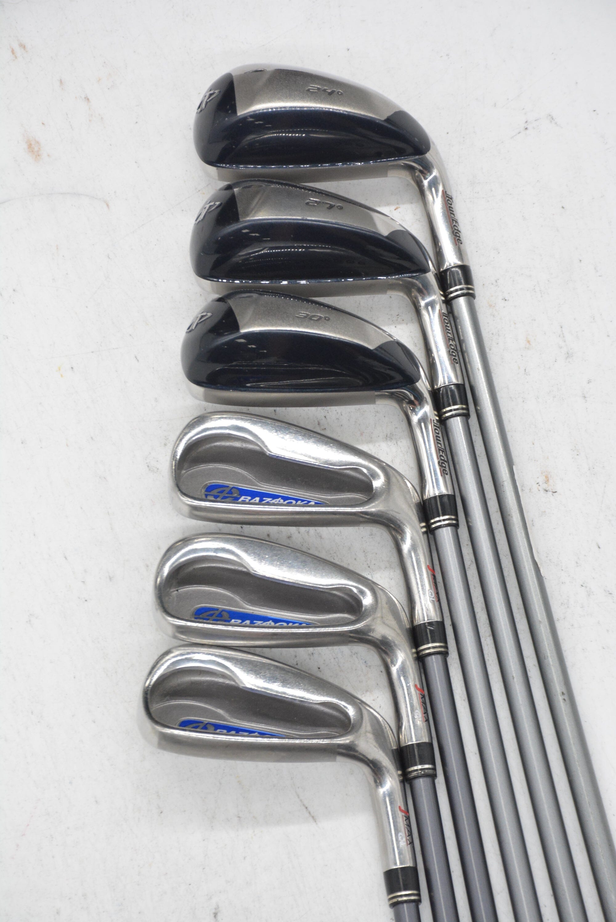 Tour Edge Bazooka JMAX Ql 4-9 Iron Set SR Flex -0.5" Golf Clubs GolfRoots 