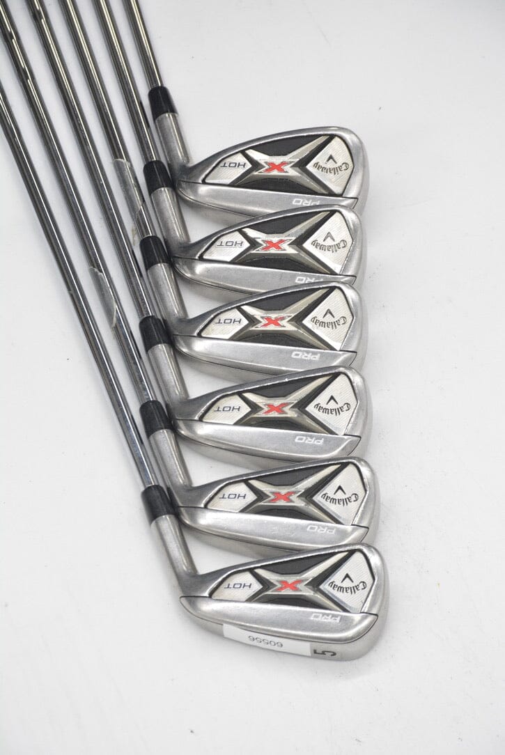 Callaway X Hot Pro 5-PW Iron Set R Flex -2" Golf Clubs GolfRoots 