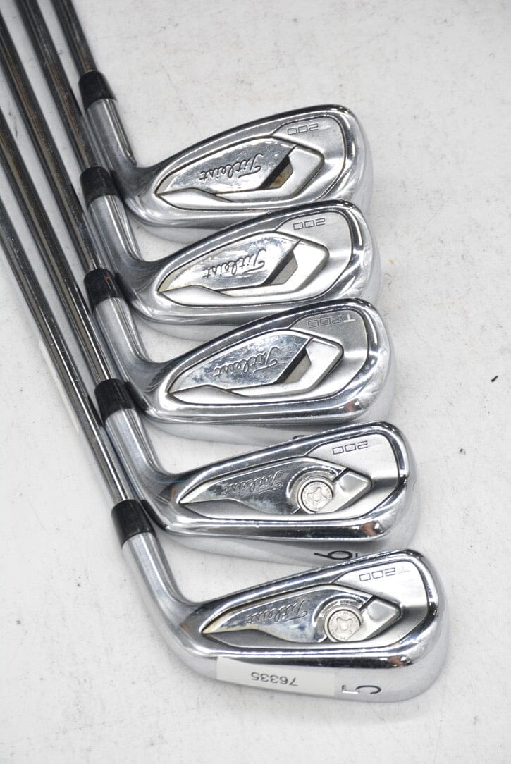 Titleist T200 5-6, 8-PW Iron Set S Flex +0.75" Golf Clubs GolfRoots 