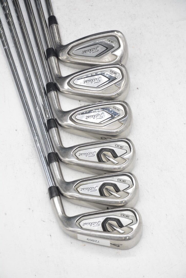 Titleist T300 4-6,8-PW Iron Set S Flex -0.25" Golf Clubs GolfRoots 