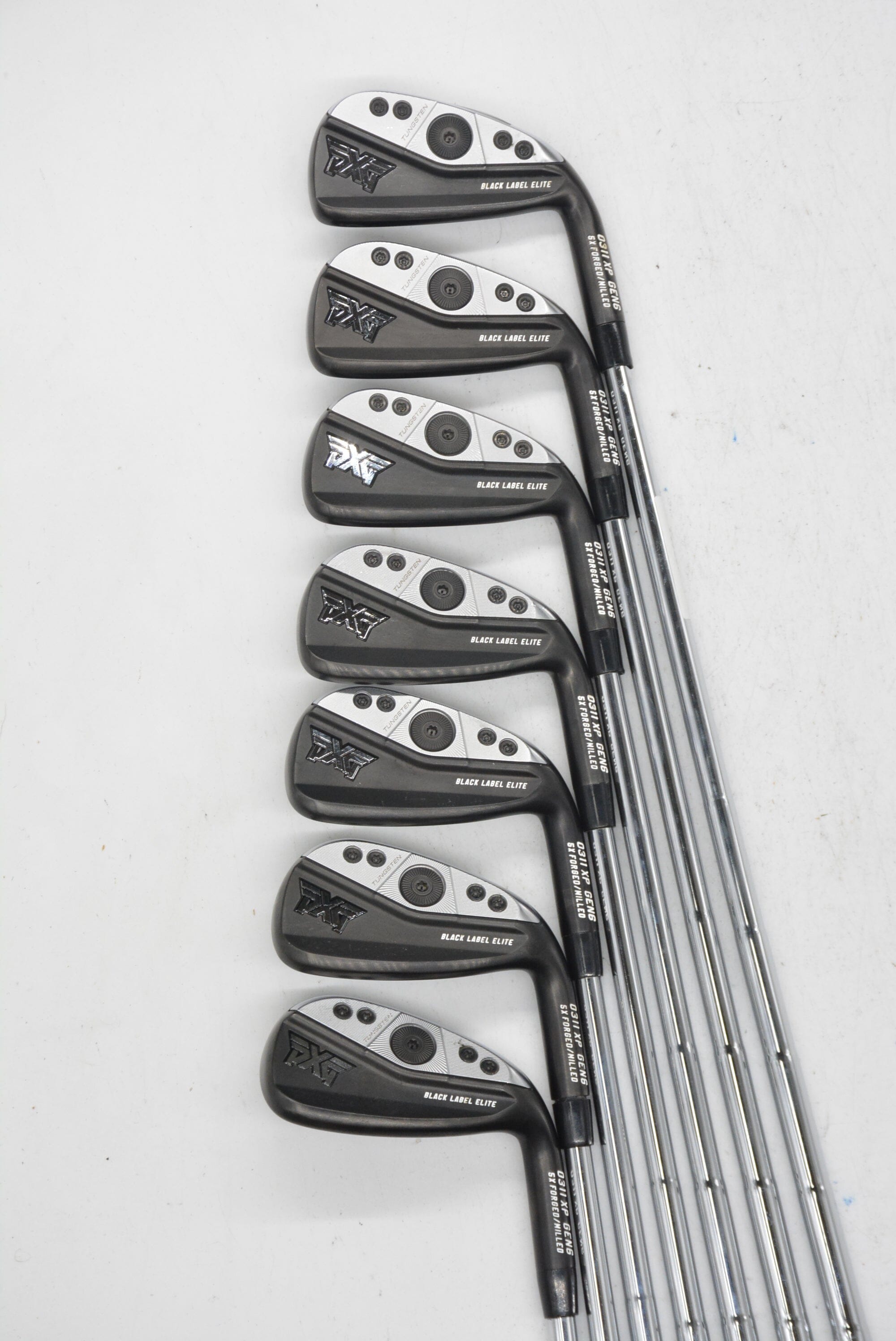 PXG 0311 XP GEN6 Xtreme Dark 5-GW Iron Set X Flex +0.5" Golf Clubs GolfRoots 