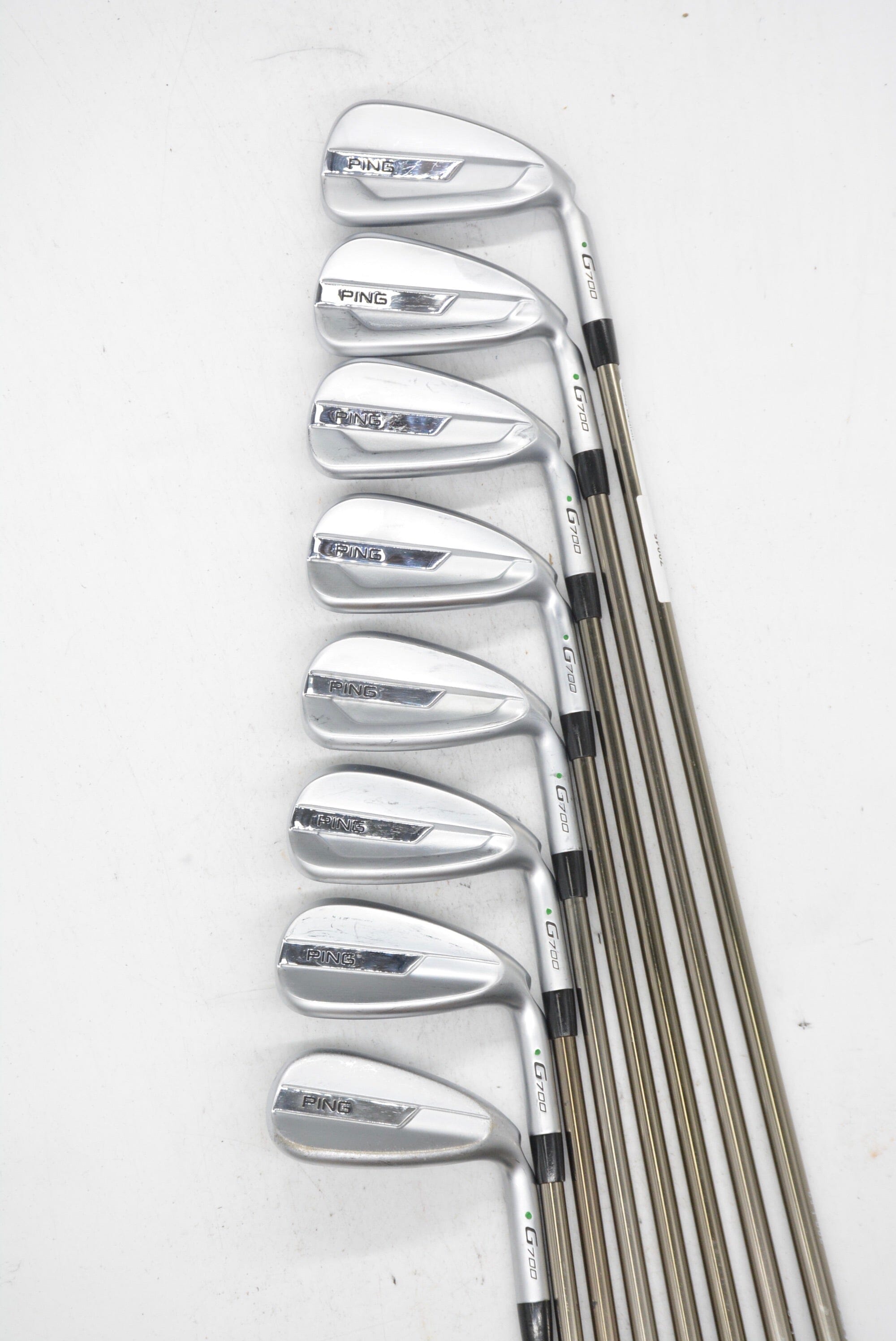 Ping G700 4-UW Iron Set S Flex -0.25" Golf Clubs GolfRoots 