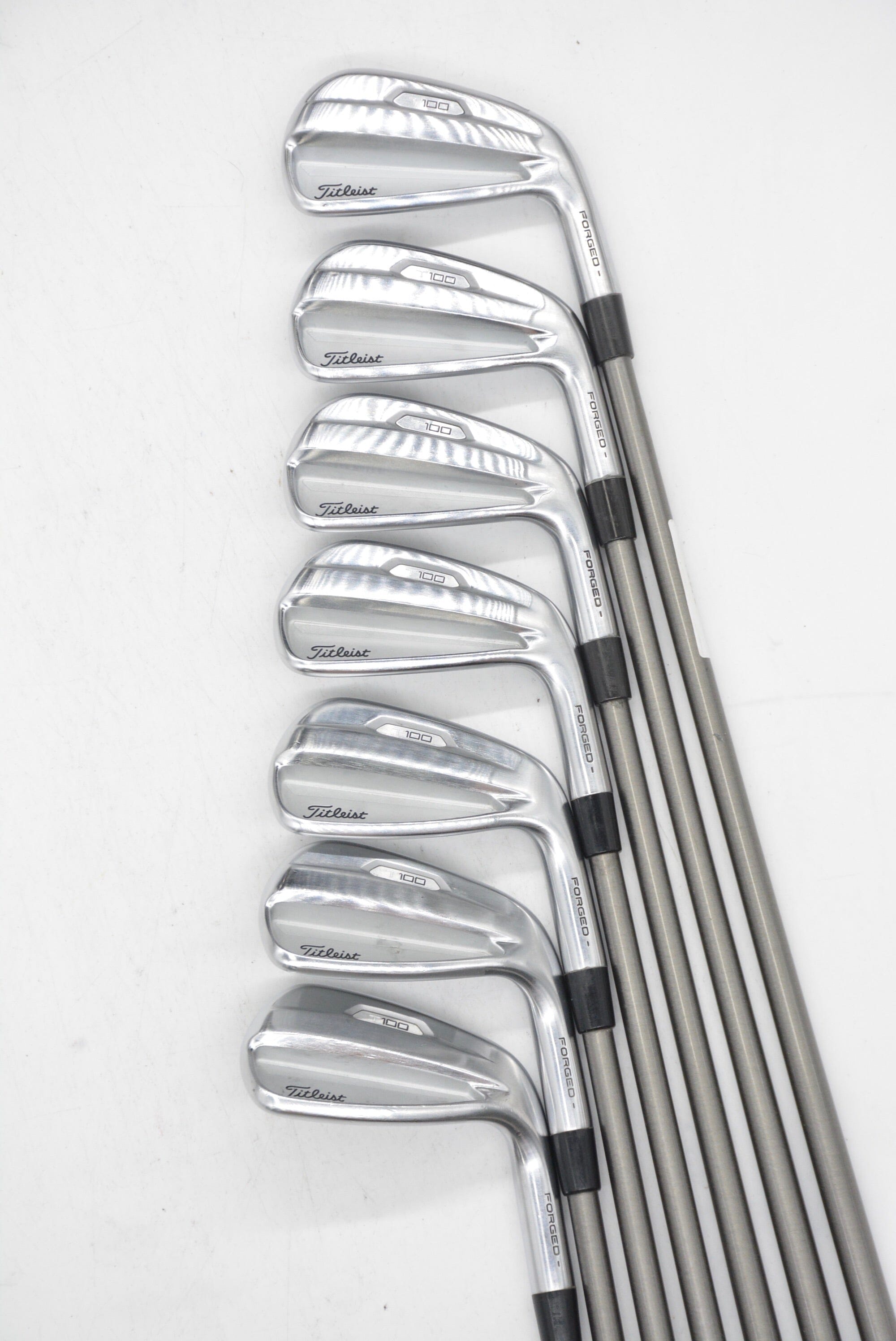 Titleist T100 2021 4-PW Iron Set S Flex -0.25" Golf Clubs GolfRoots 