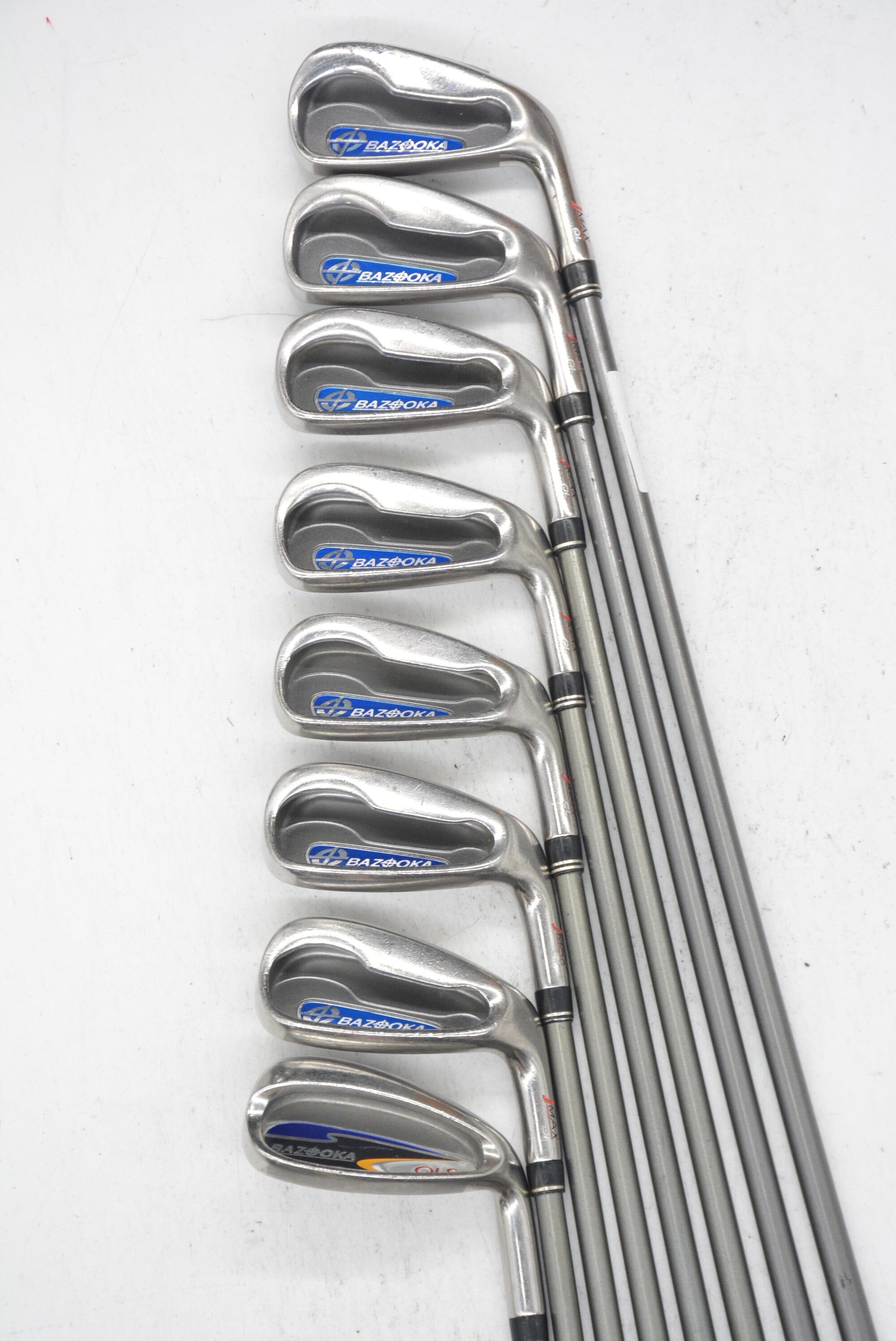 Tour Edge Bazooka JMAX Ql 3-PW Iron Set R Flex -0.5" Golf Clubs GolfRoots 