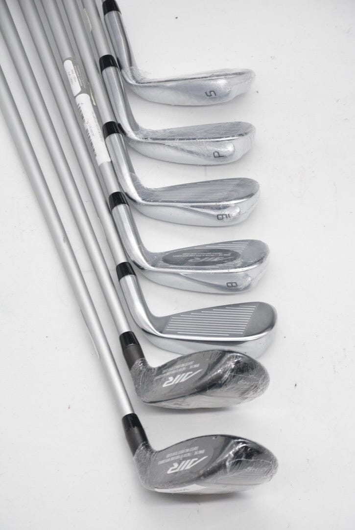 NEW Women's Lefty Cobra Air-X Ultralite 5H, 6H, 7-PW, SW Iron Set W Flex Std Length Golf Clubs GolfRoots 