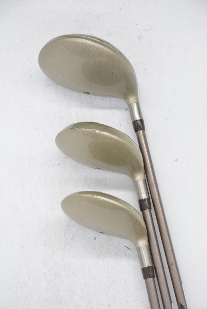 Women's TaylorMade Titanium Bubble 2 D, 3W, 5W Wood Set W Flex Golf Clubs GolfRoots 