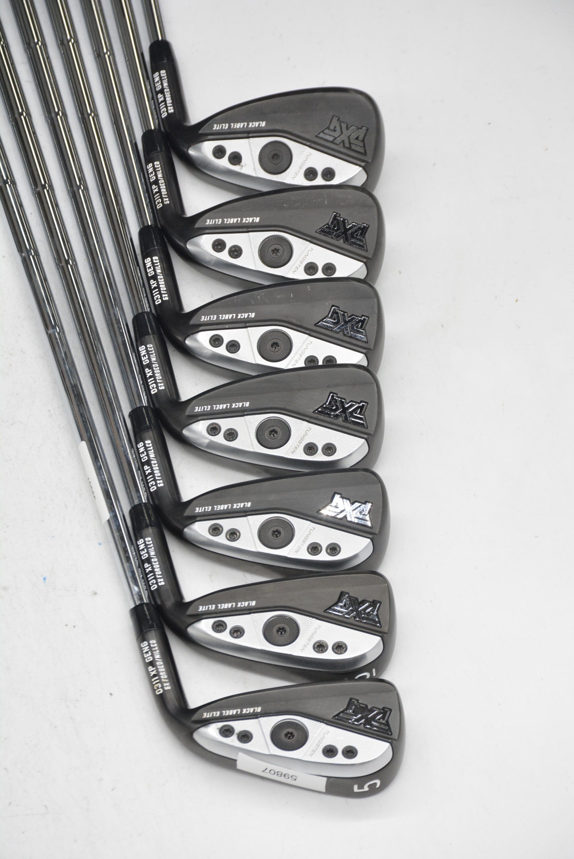 PXG 0311 XP GEN6 Xtreme Dark 5-GW Iron Set X Flex +0.5" Golf Clubs GolfRoots 