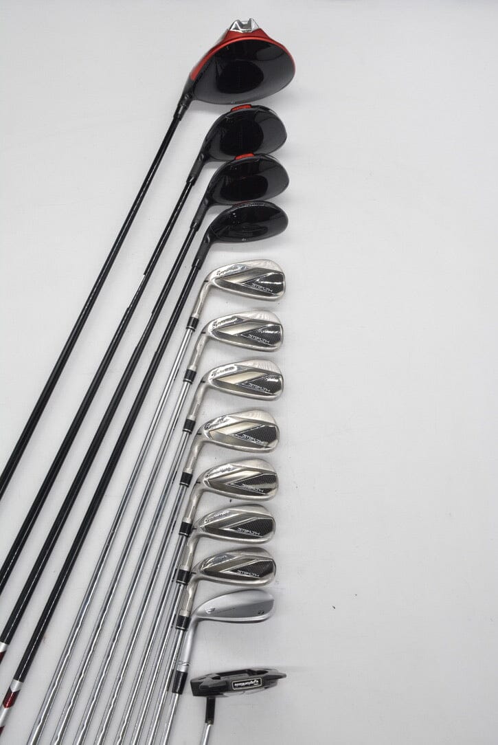 Lefty TaylorMade Stealth Full Set R Flex Golf Clubs GolfRoots 