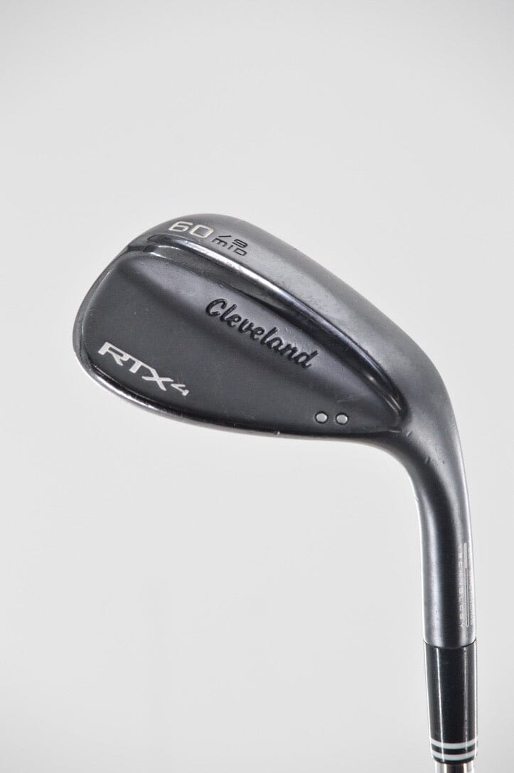 Cleveland RTX 4 Black Satin 60 Degree Wedge S Flex 34.75" Golf Clubs GolfRoots 