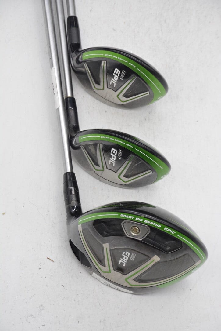 Women's Callaway Great Big Bertha Epic D, 5W, 7W Wood Set W Flex Golf Clubs GolfRoots 