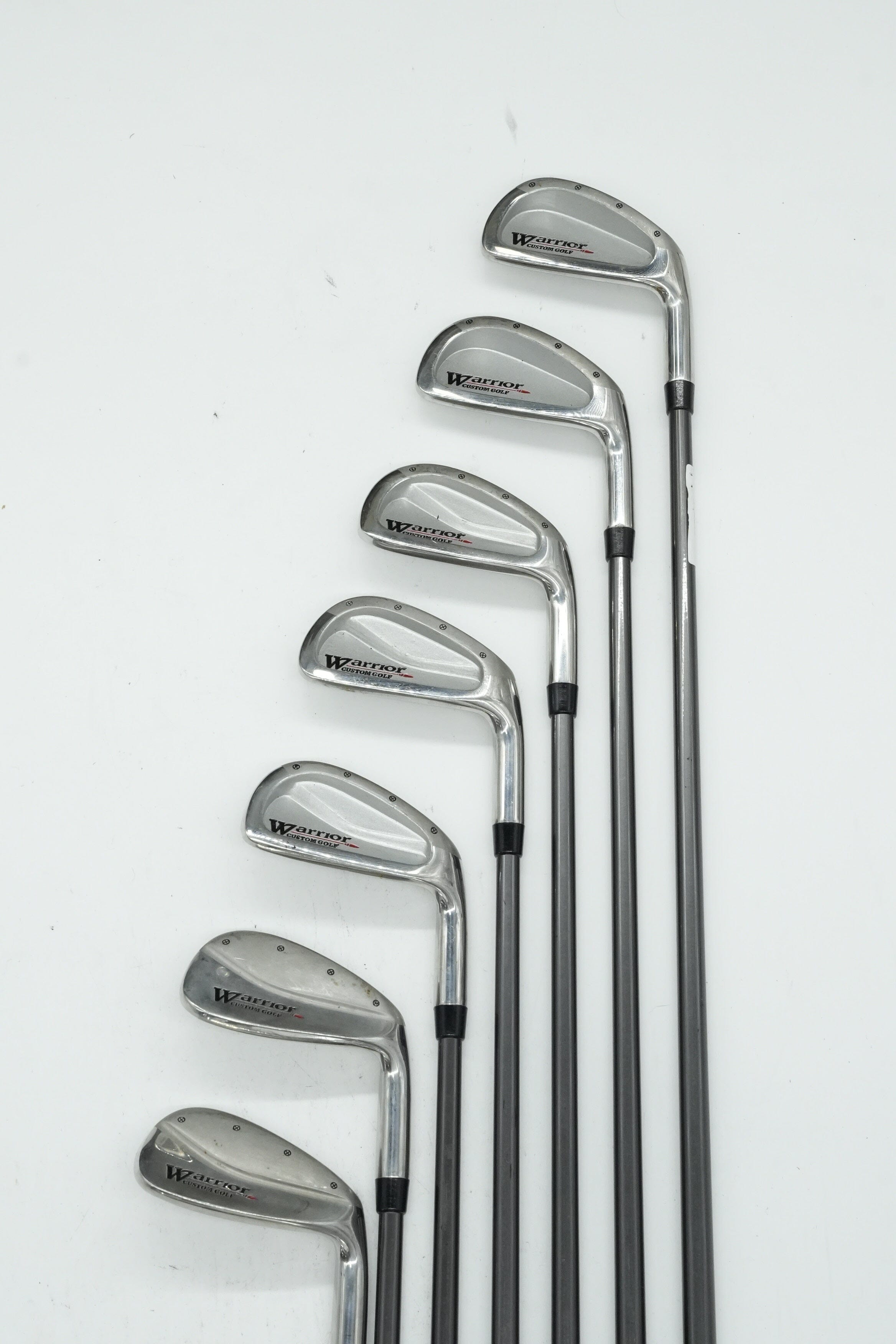 Warrior Custom 3-9 Iron Set S Flex -0.5" Golf Clubs GolfRoots 
