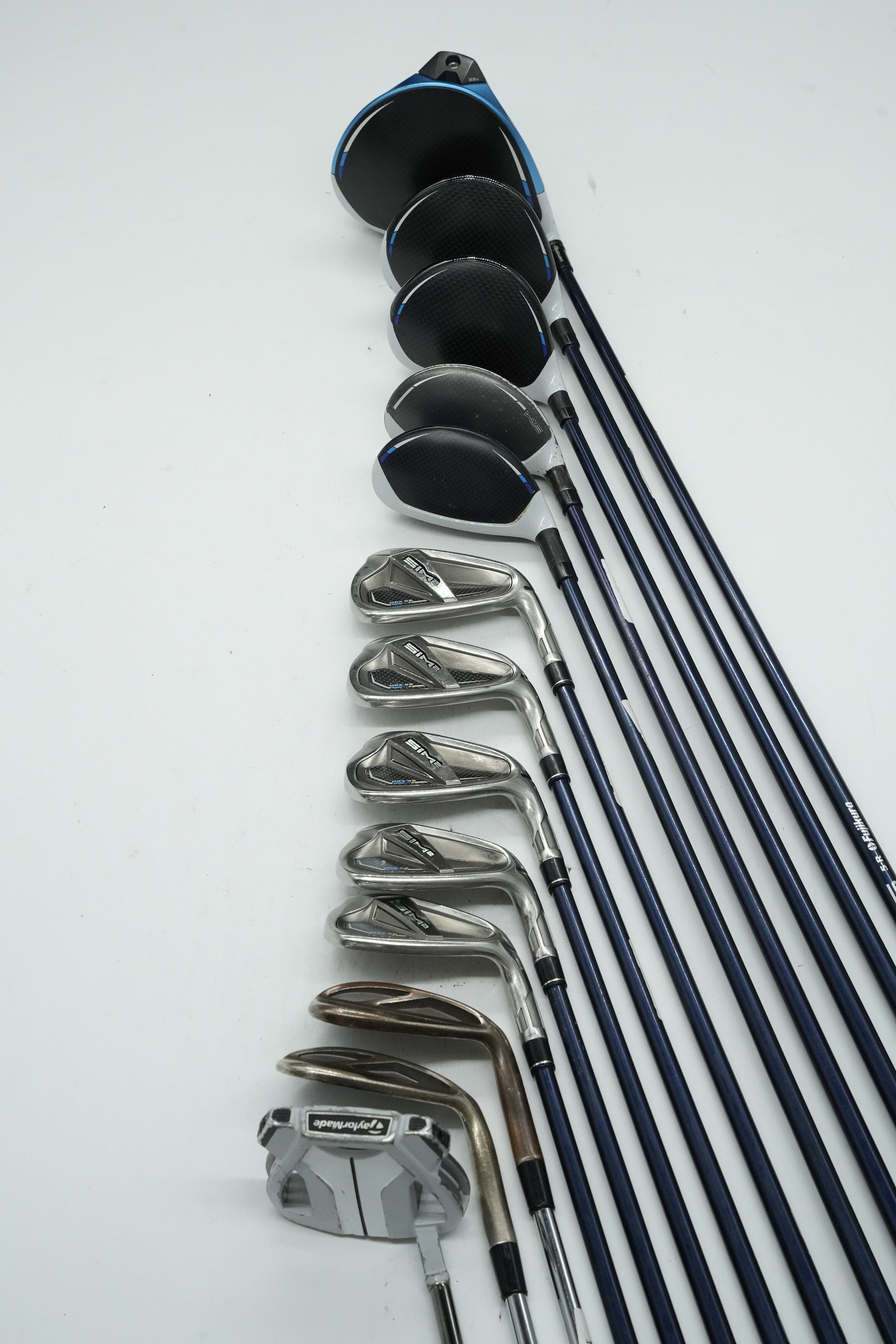TaylorMade SIM2 Max Mixed Full Set R Flex Std Length Golf Clubs GolfRoots 