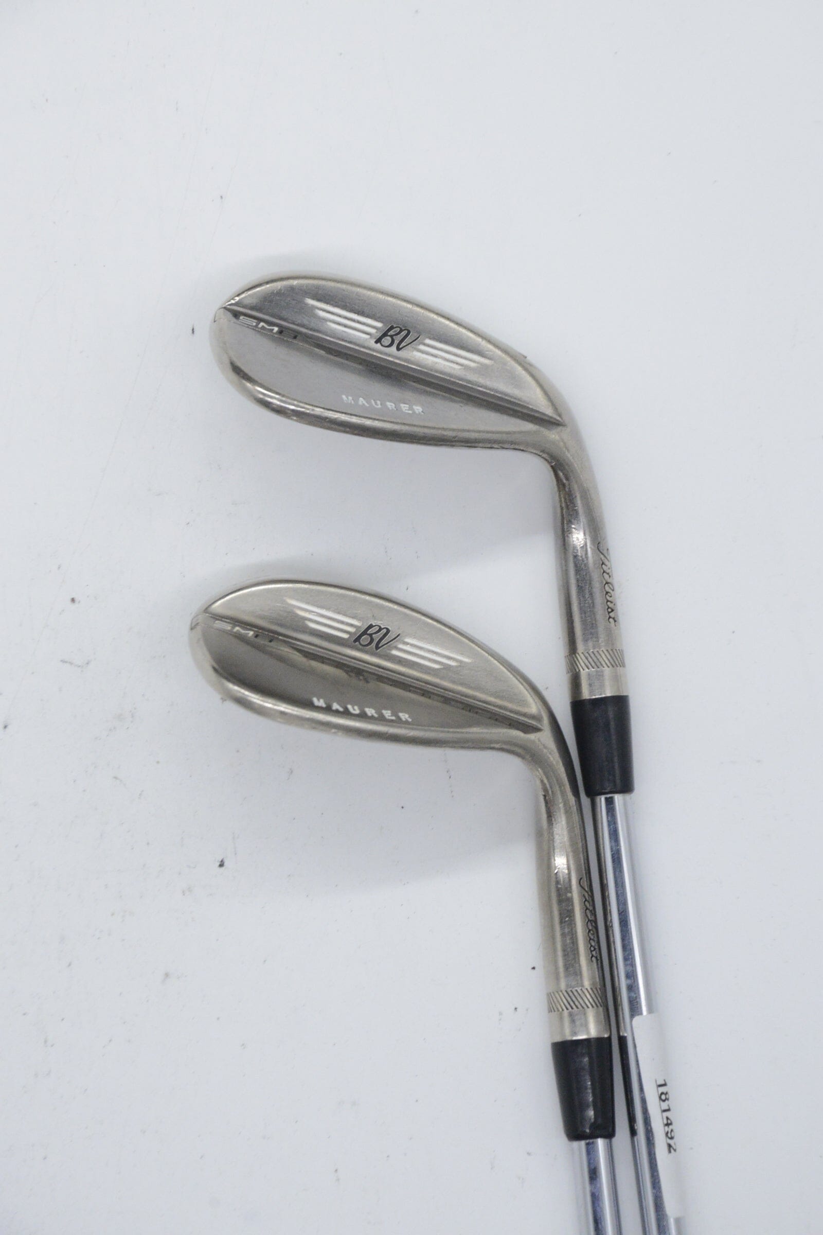 Titleist Vokey SM8 Brushed Steel 54 & 58 Degree Wedge Set S Flex Golf Clubs GolfRoots 