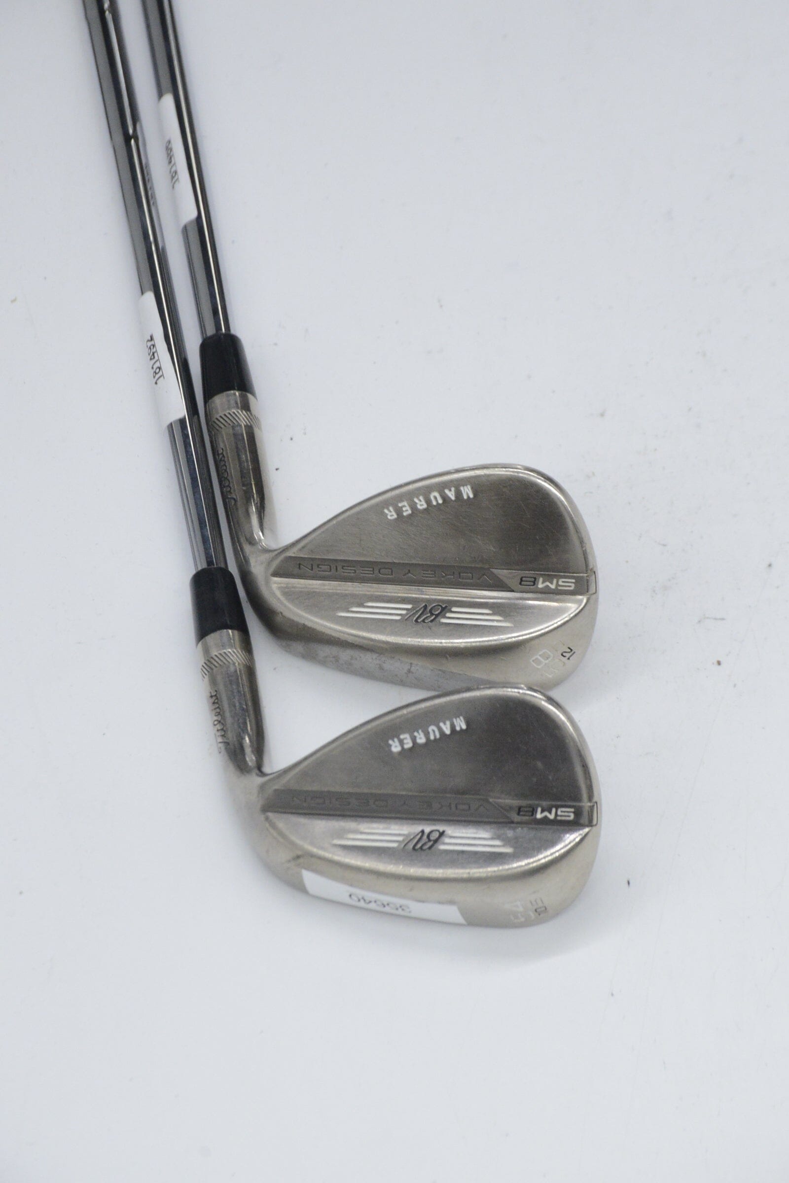Titleist Vokey SM8 Brushed Steel 54 & 58 Degree Wedge Set S Flex Golf Clubs GolfRoots 