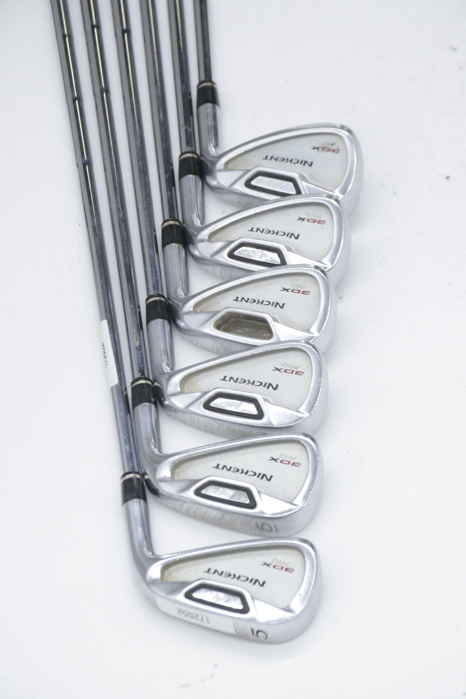 Nickent 3Dx Pro 5-PW Iron Set S Flex -0.25" Golf Clubs GolfRoots 