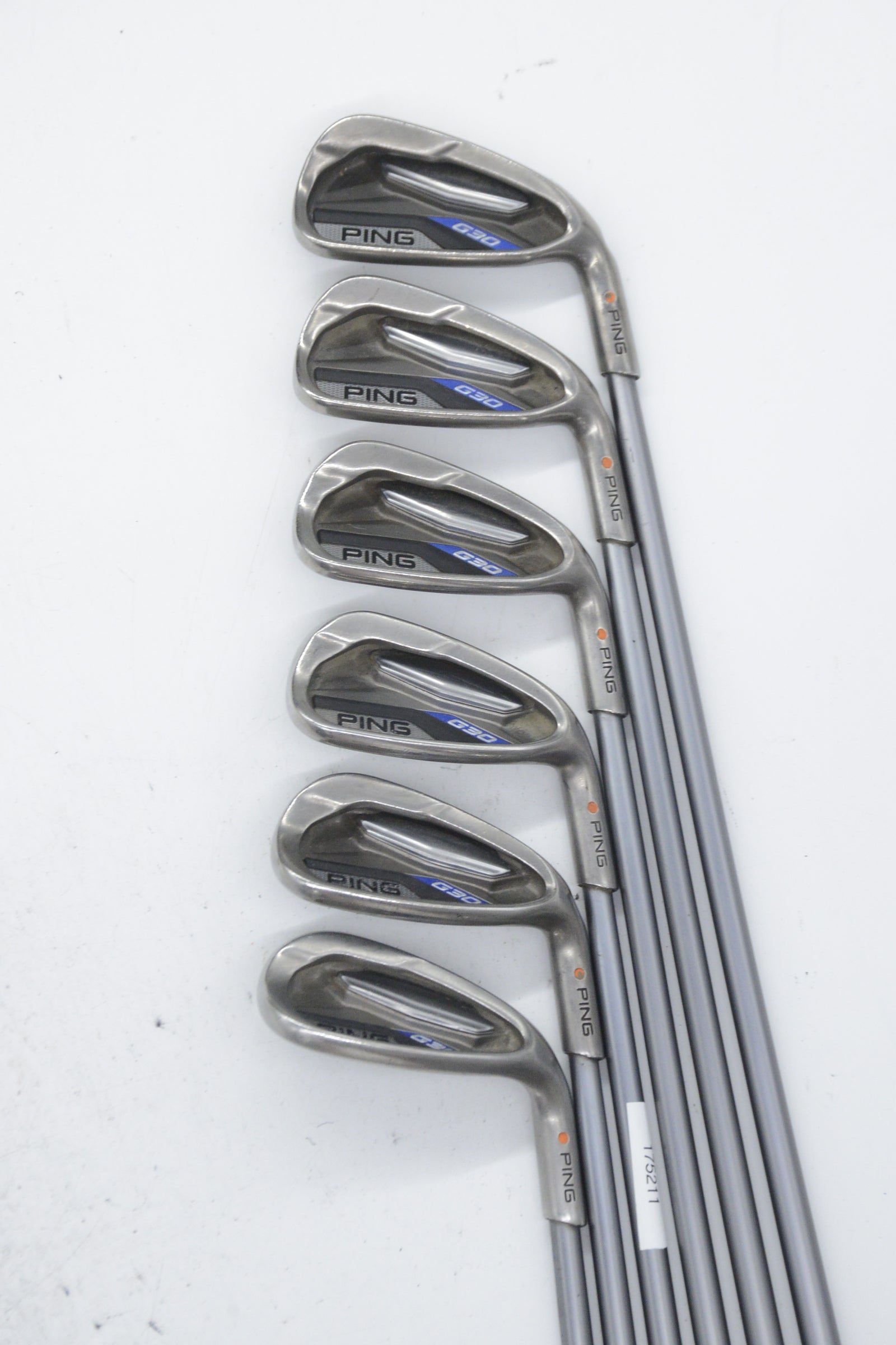 Ping G30 6-PW, SW Iron Set R Flex -0.25"