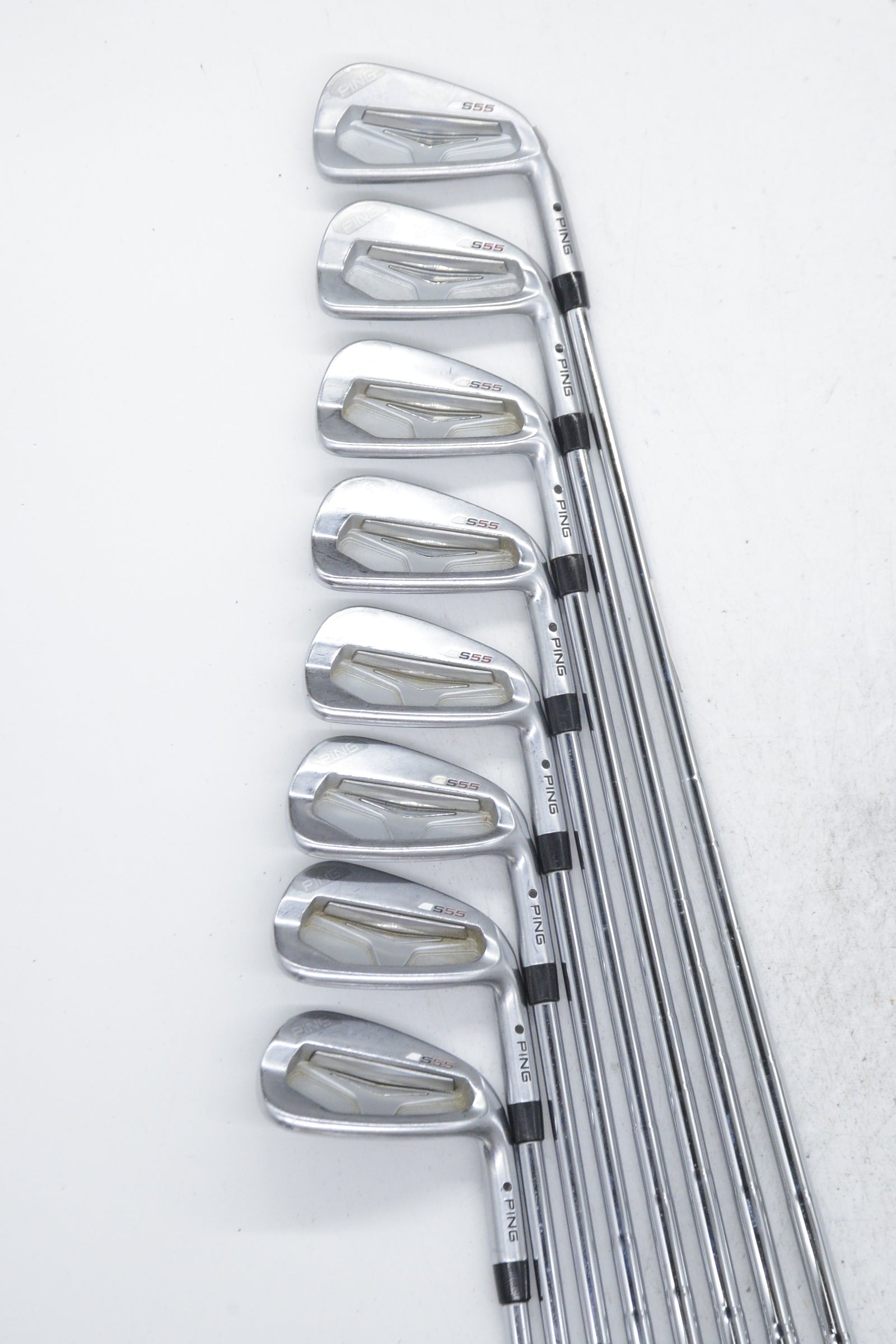 Ping S55 3-PW Iron Set S Flex Std Length