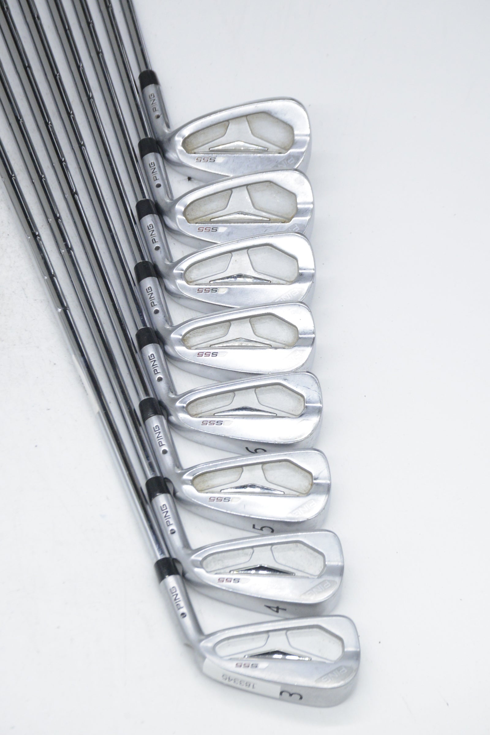 Ping S55 3-PW Iron Set S Flex Std Length