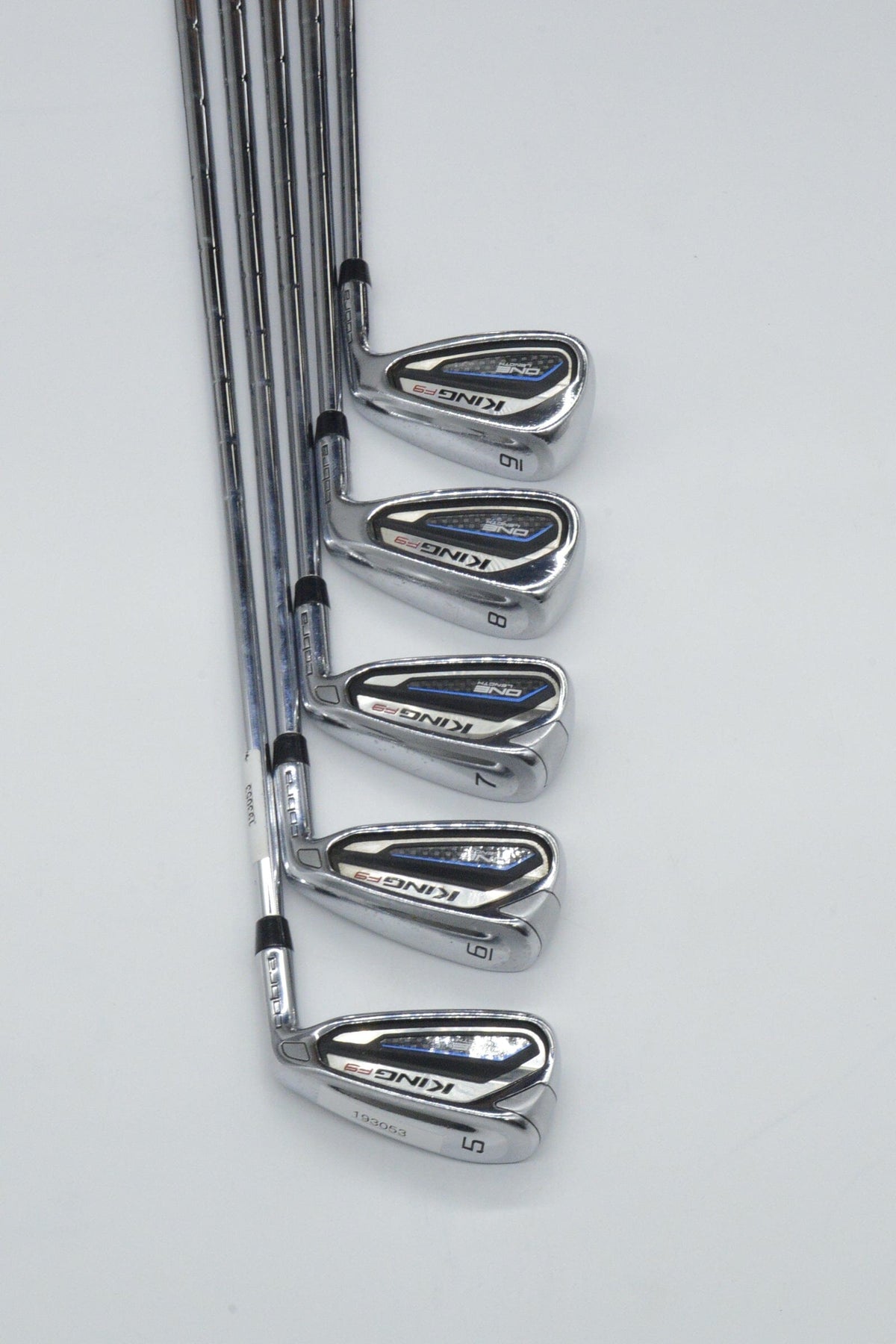 Cobra King F9 Speedback One Length 5-9 Iron Set S Flex 37.25" Golf Iron Sets Cobra 