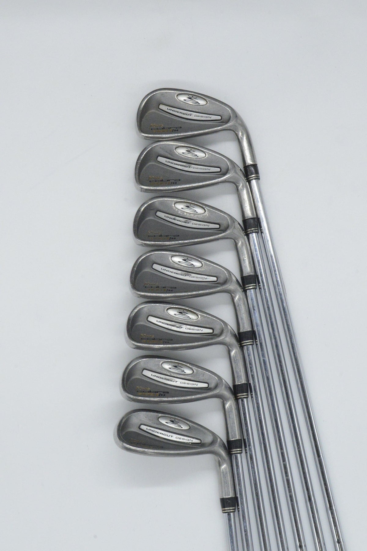 Cobra 3100 I/H 5-PW, SW Iron Set R Flex +0.25" Golf Clubs GolfRoots 