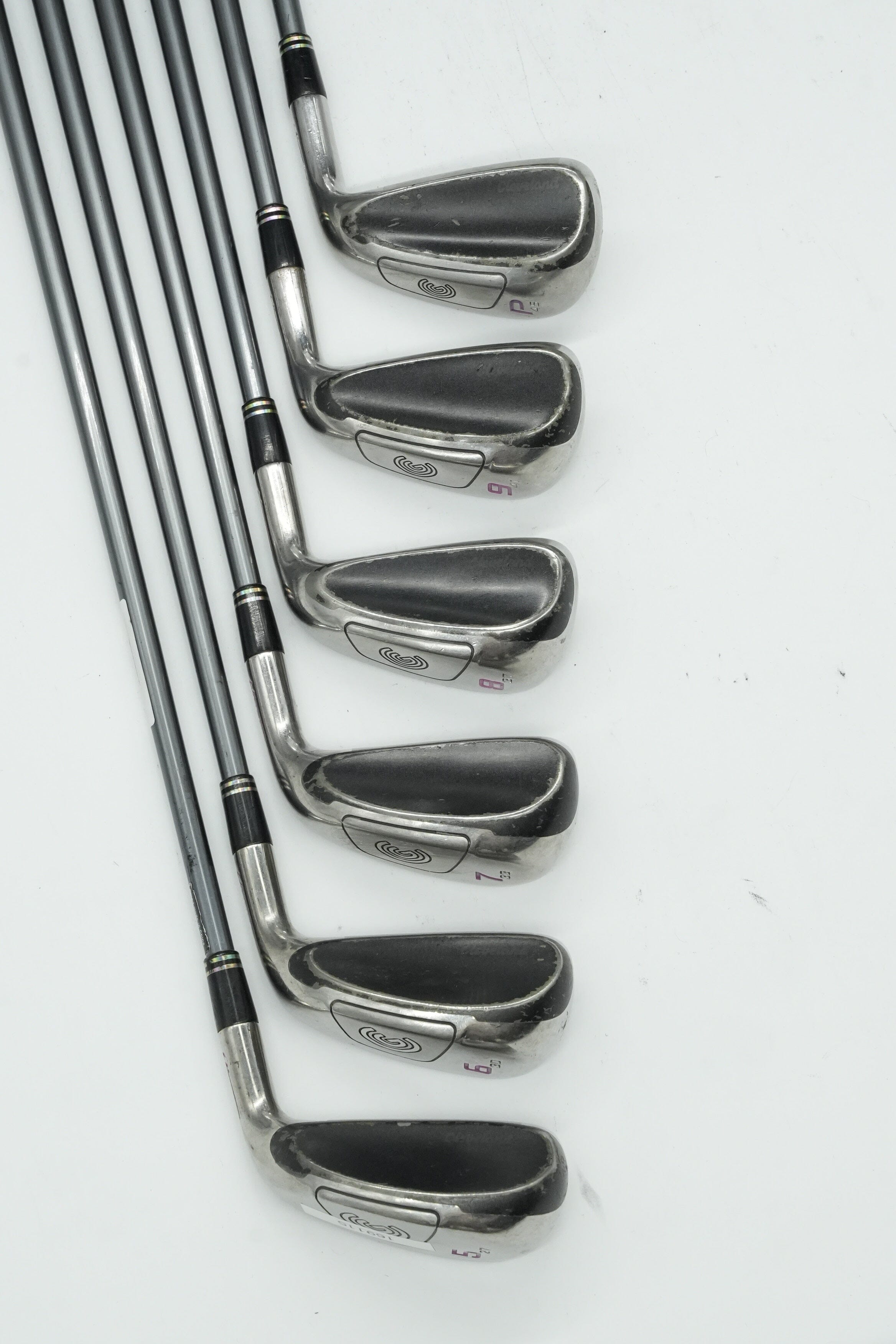 Women's Cleveland Hi-Bore W-Series 5-PW Iron Set W Flex -0.25" Golf Clubs GolfRoots 