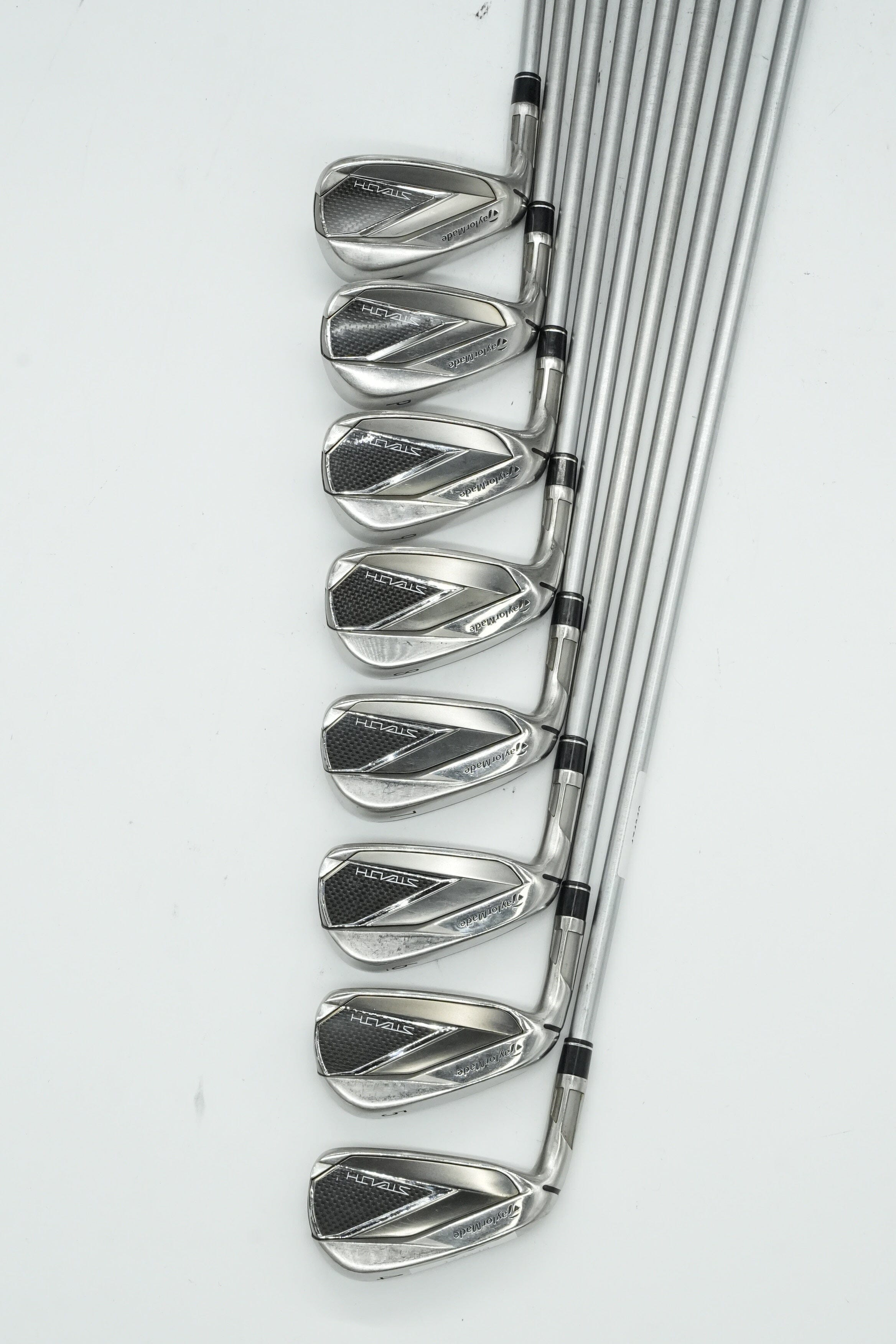 Lefty TaylorMade Stealth 4-AW Iron Set X Flex Std Length Golf Clubs GolfRoots 