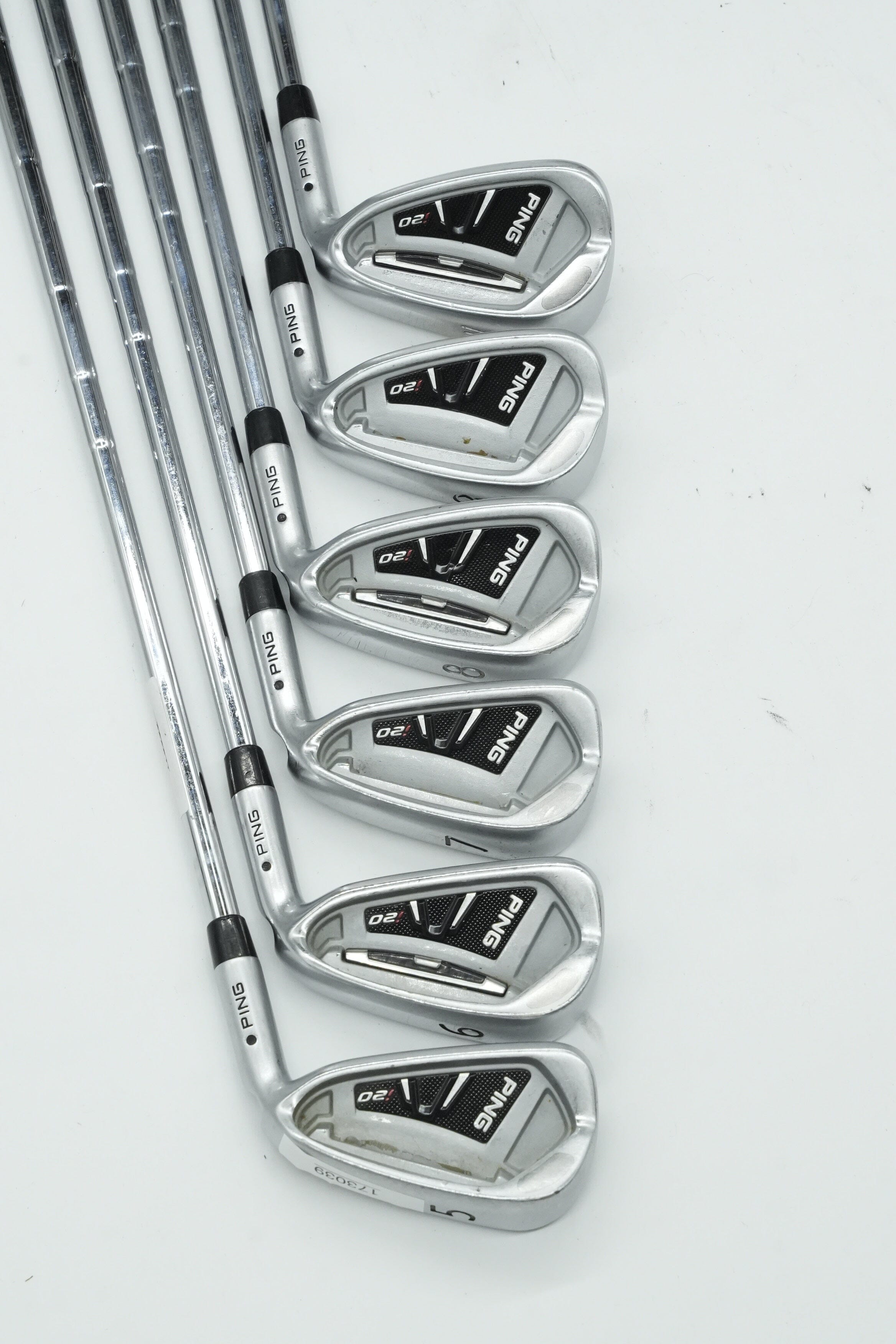 Ping I20 5-PW Iron Set S Flex +0.75" Golf Clubs GolfRoots 