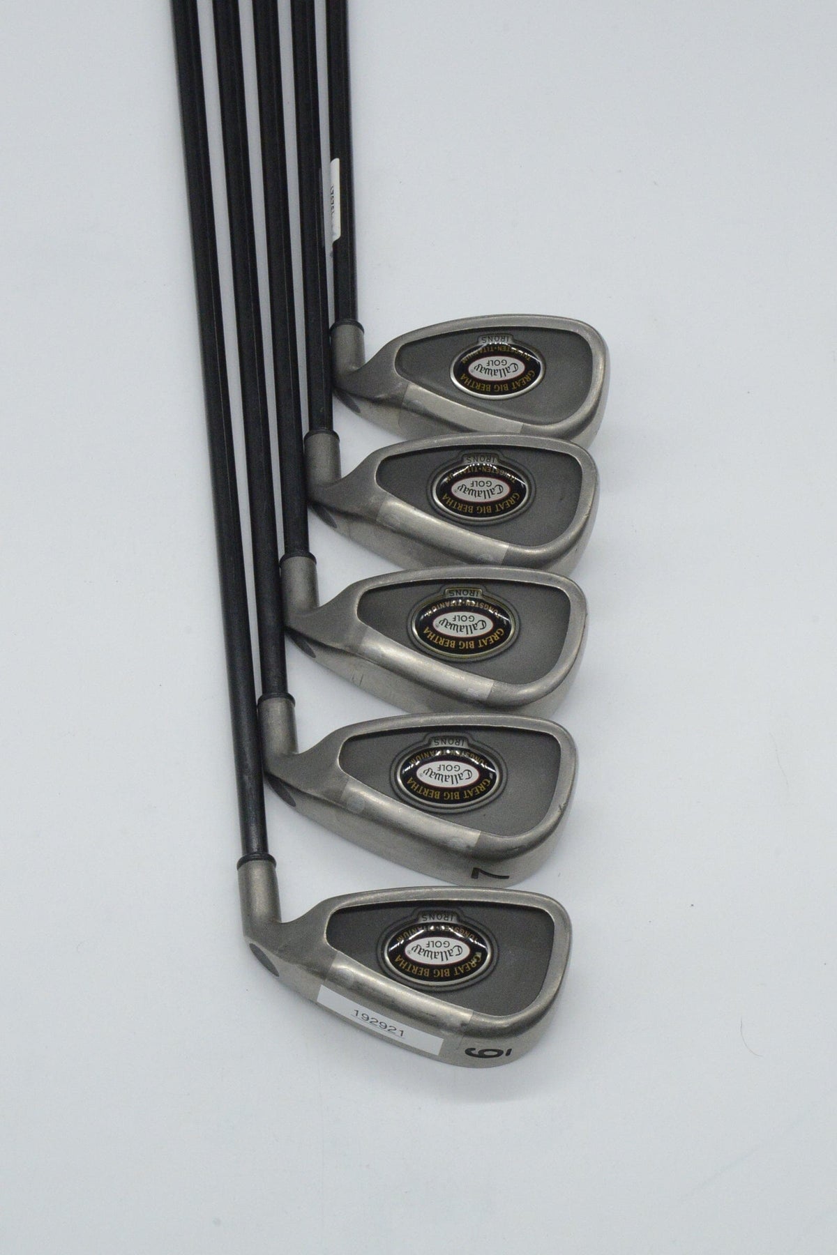 Callaway Great Big Bertha Tungsten Ti 6-PW Iron Set S Flex -0.5" Golf Iron Sets Callaway 