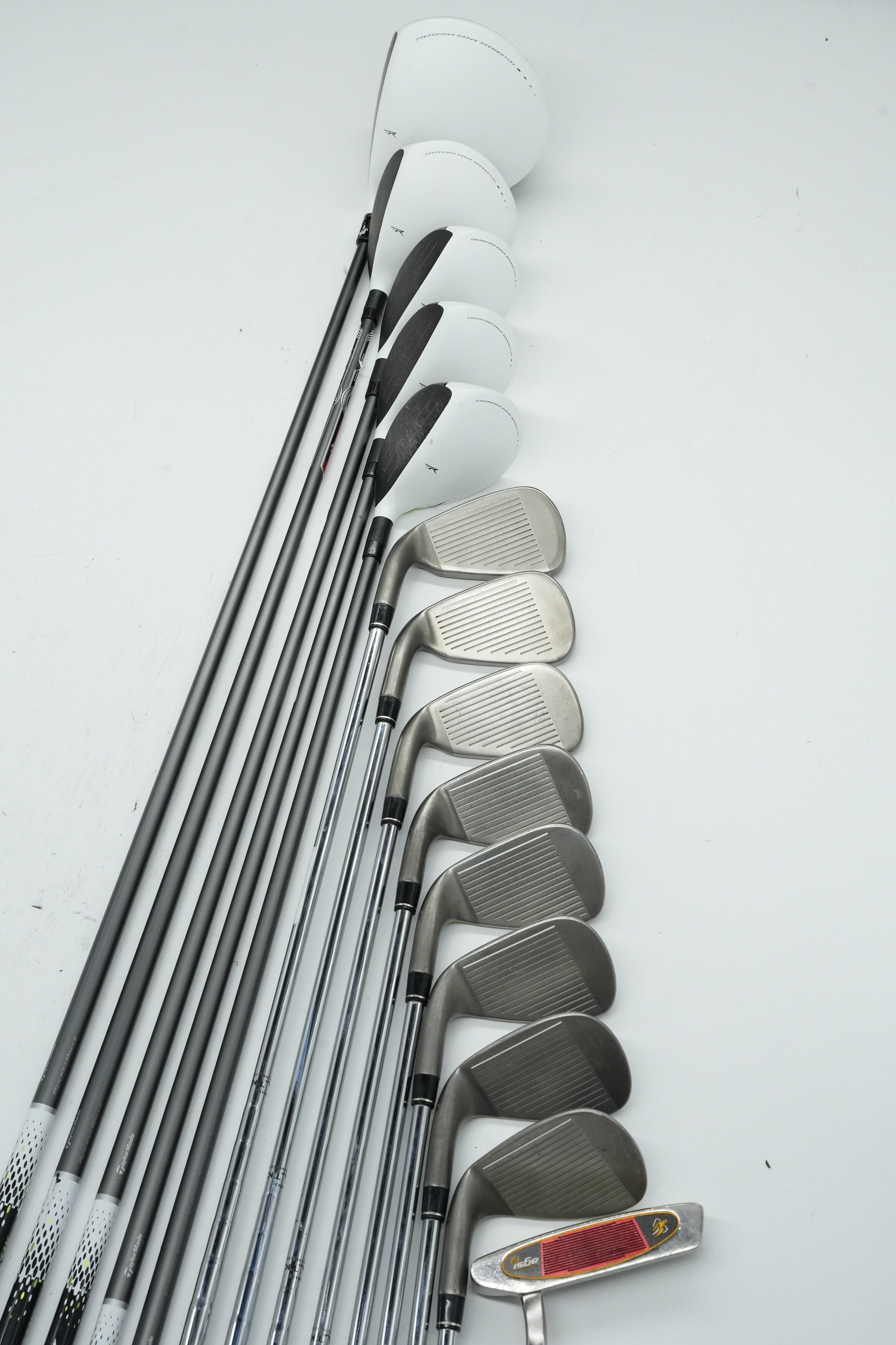 TaylorMade Rocketballz Mixed Full Set R Flex +0.25" Golf Clubs GolfRoots 
