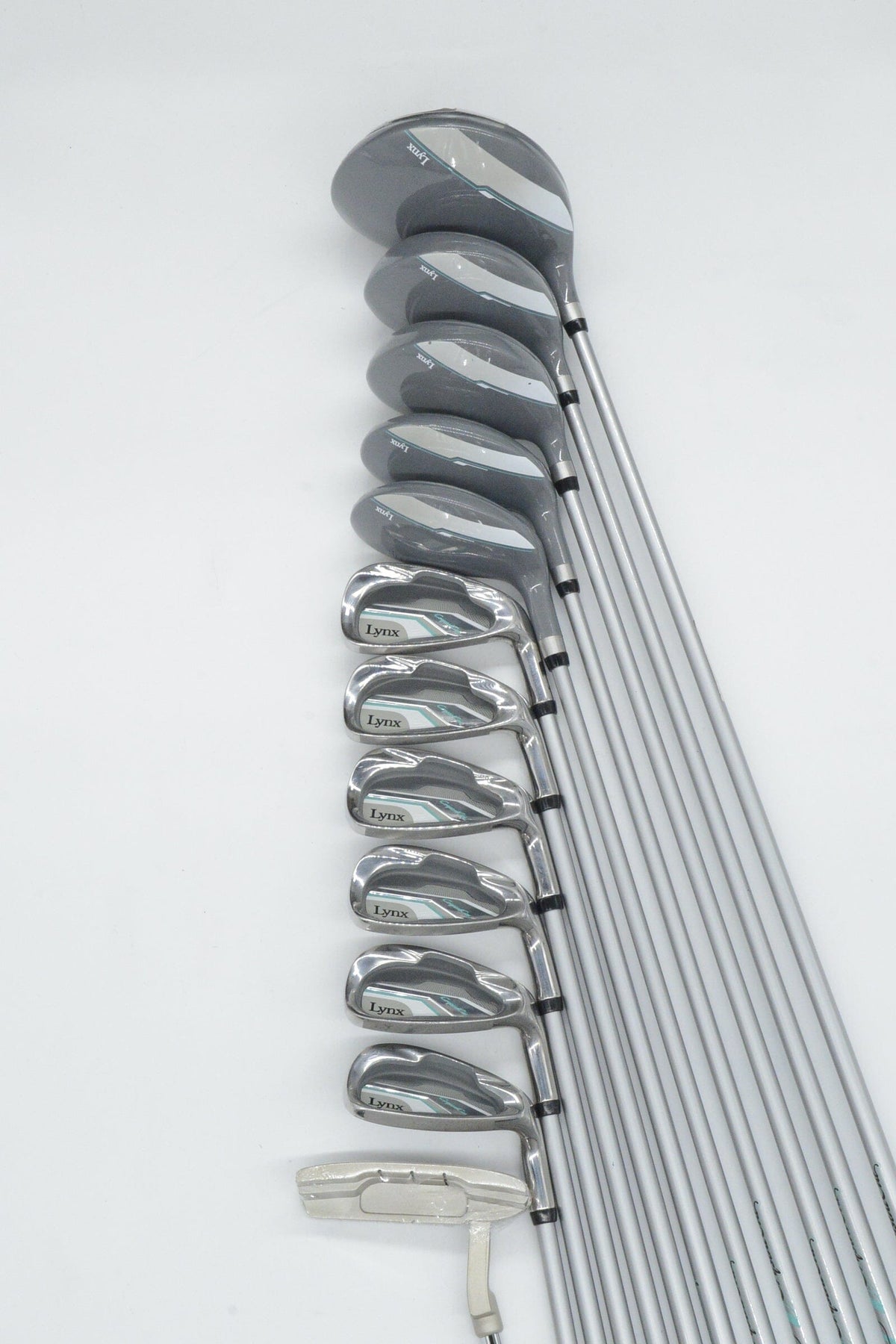 Women's Lynx Crystal Cat Mixed Full Set W Flex Std Length Golf Clubs GolfRoots 