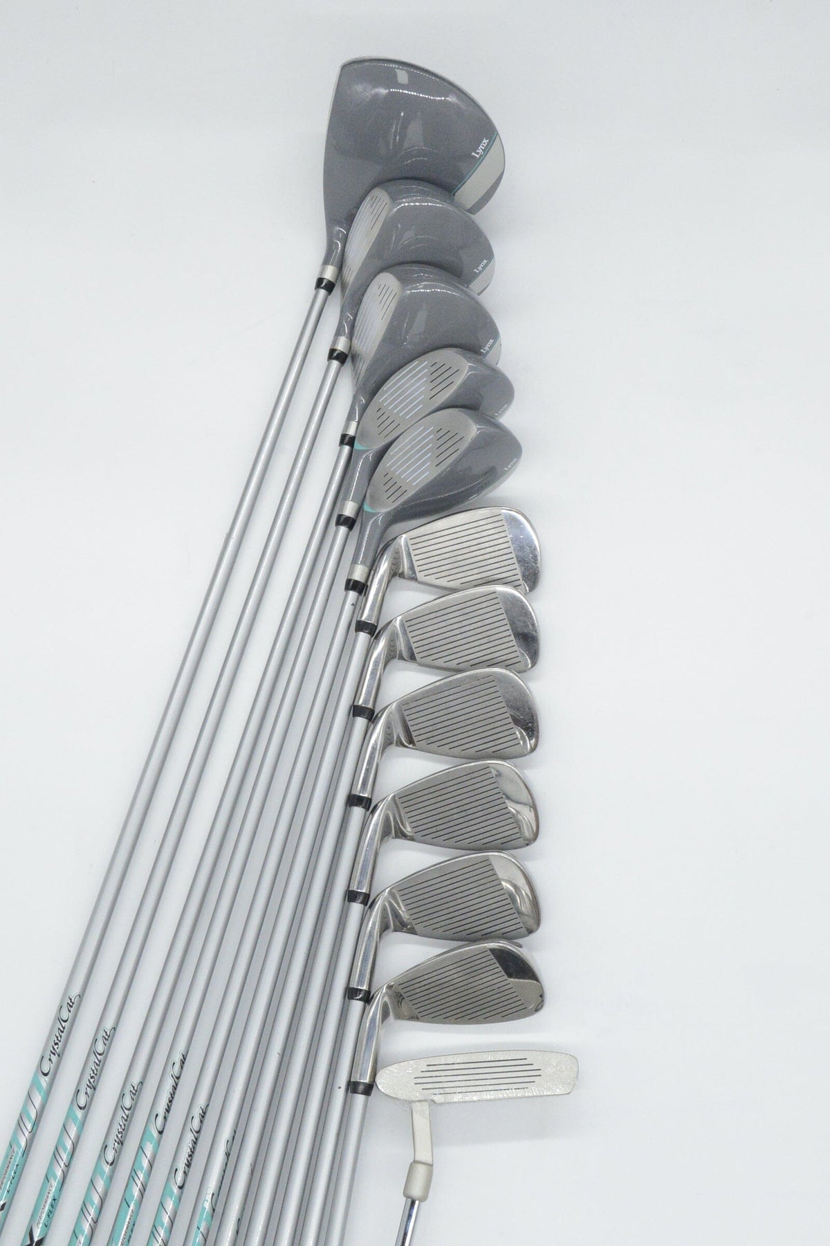 Women's Lynx Crystal Cat Mixed Full Set W Flex Std Length Golf Clubs GolfRoots 