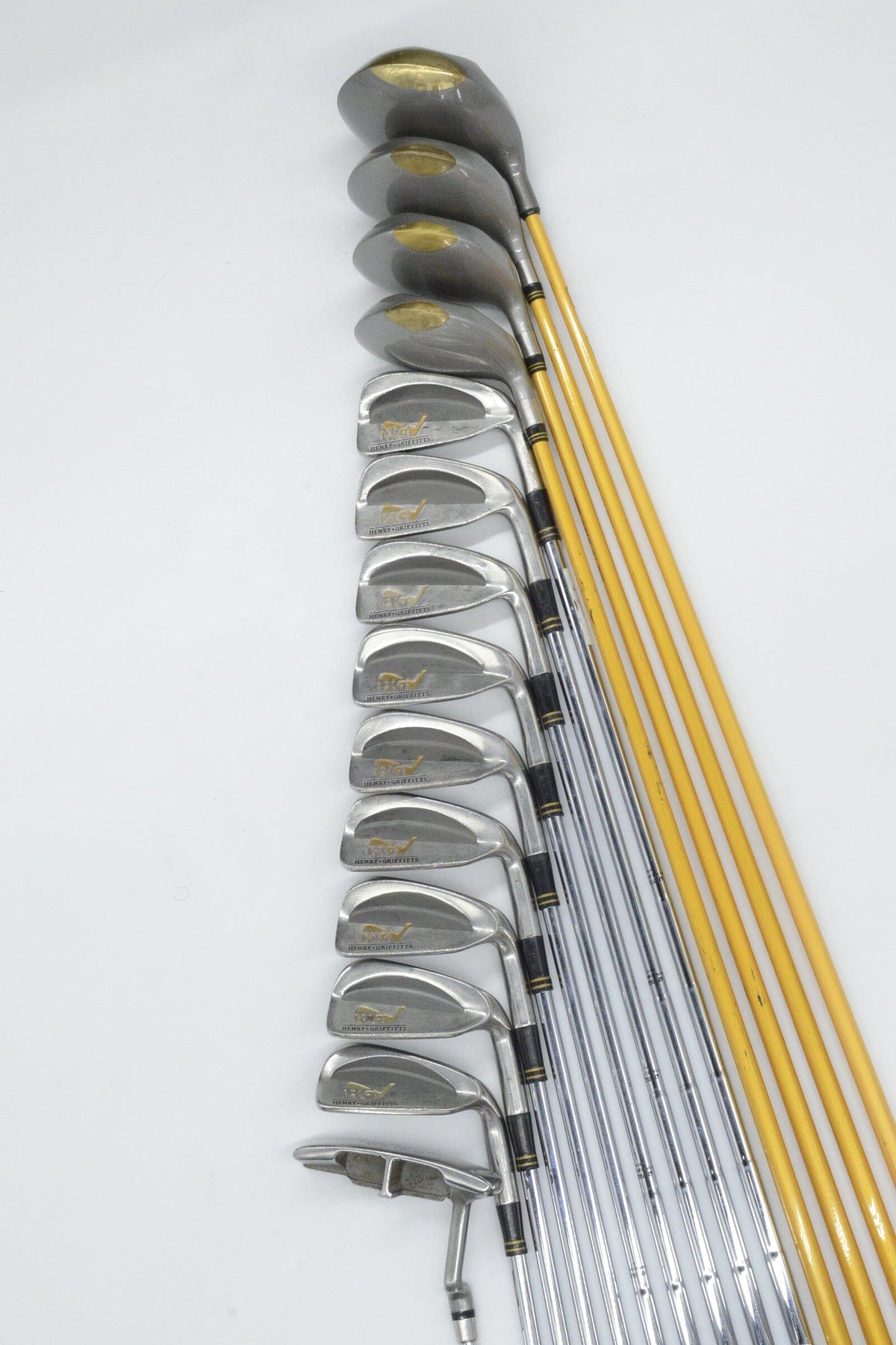 Henry Griffitts Mixed Full Set R Flex +0.5" Golf Clubs GolfRoots 