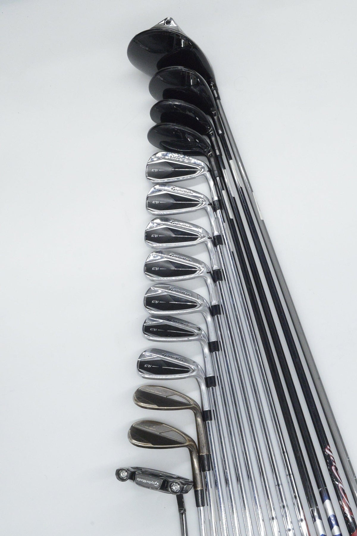 TaylorMade Qi Mixed Full Set S Flex +0.25" Golf Clubs GolfRoots 