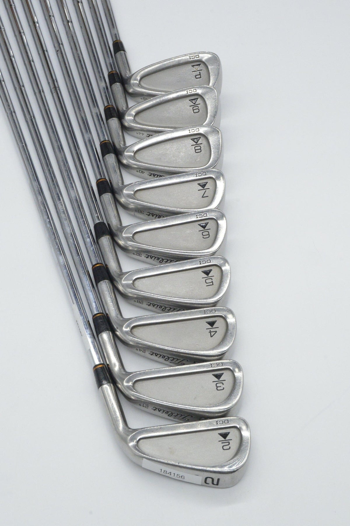 Titleist DCI Black 2-PW Iron Set S Flex -0.25" Golf Iron Sets Titleist 