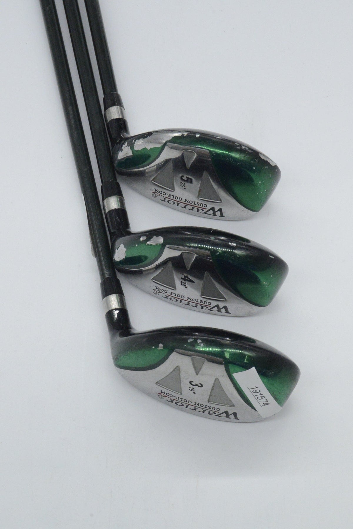 Warrior 3H, 4H, 5H Hybrid Set R Flex Golf Hybrids Warrior 