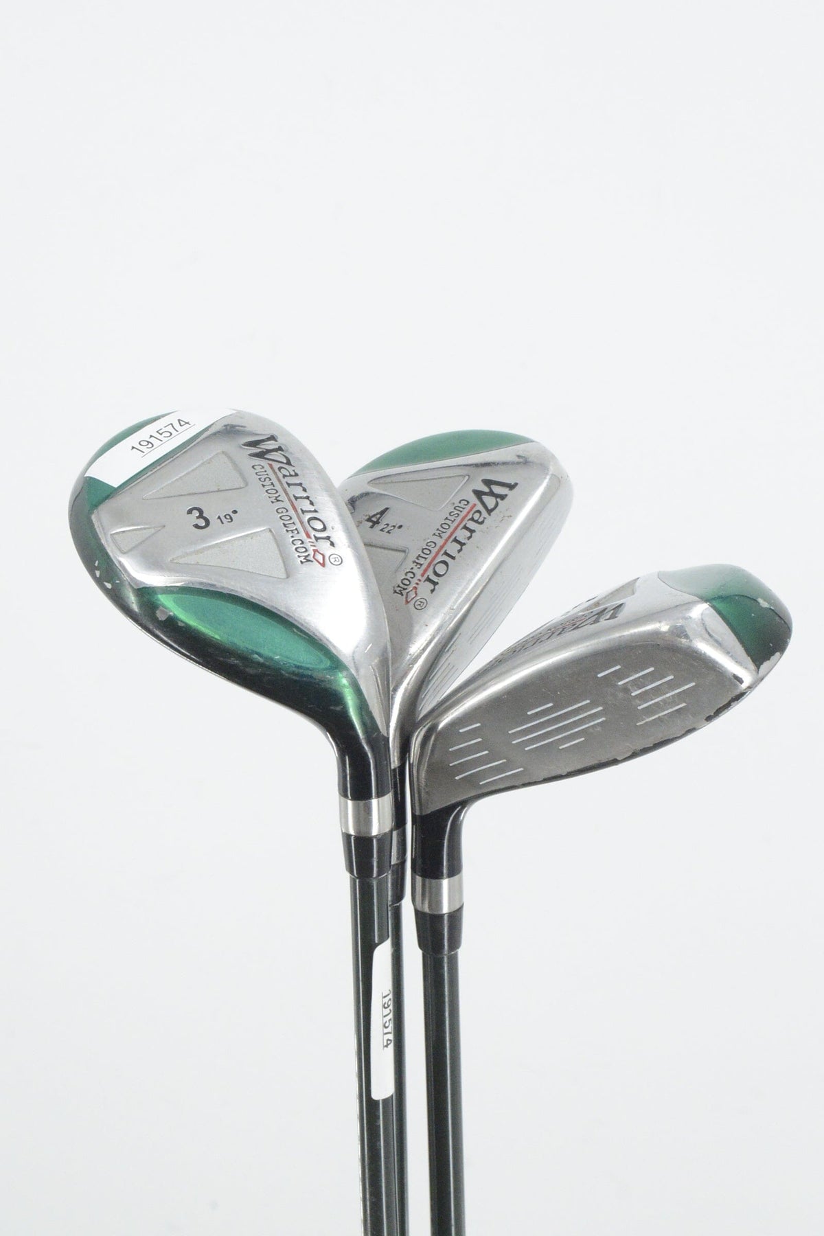 Warrior 3H, 4H, 5H Hybrid Set R Flex Golf Hybrids Warrior 