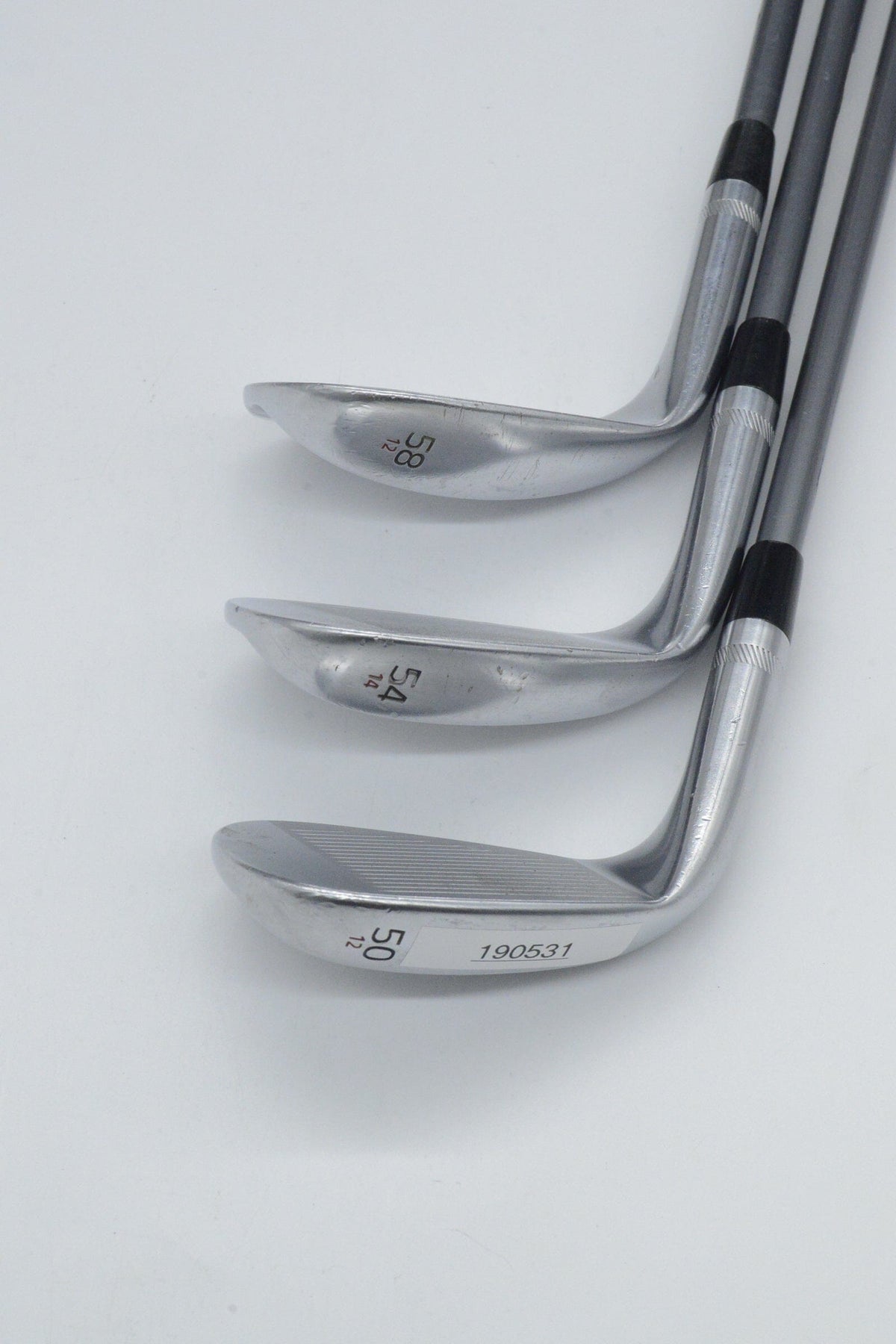 Women's Titleist Vokey SM6 Tour Chrome 50, 54, 58 Degree Wedge Set W Flex Golf Wedges Titleist 