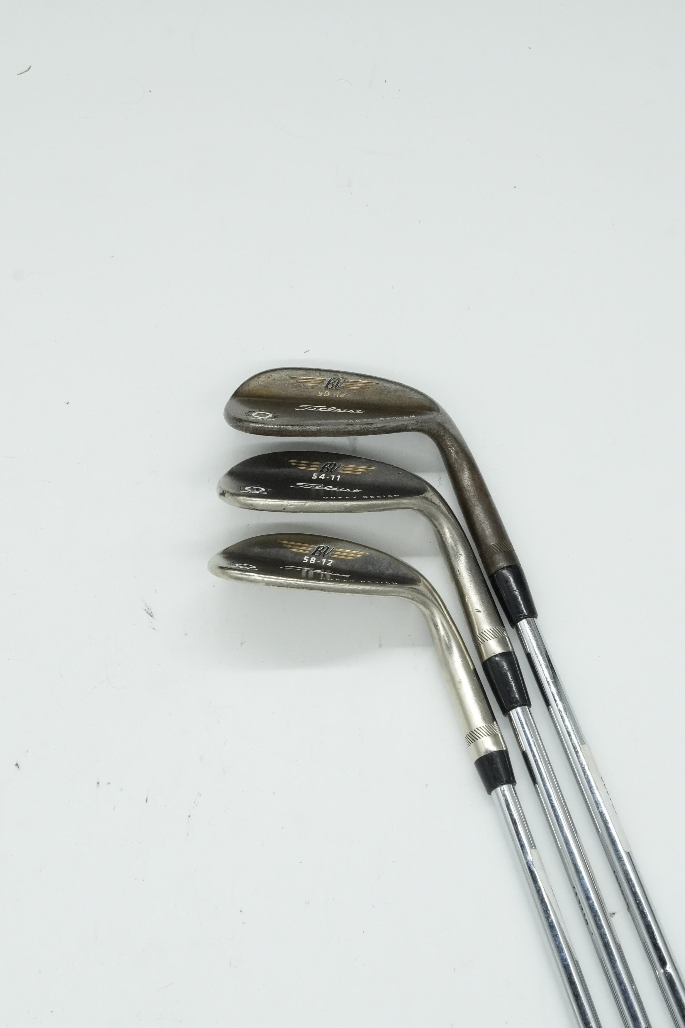 Titleist Vokey SM4 Black Nickel 50, 54, 58 Degree Wedge Set Wedge Flex Golf Clubs GolfRoots 